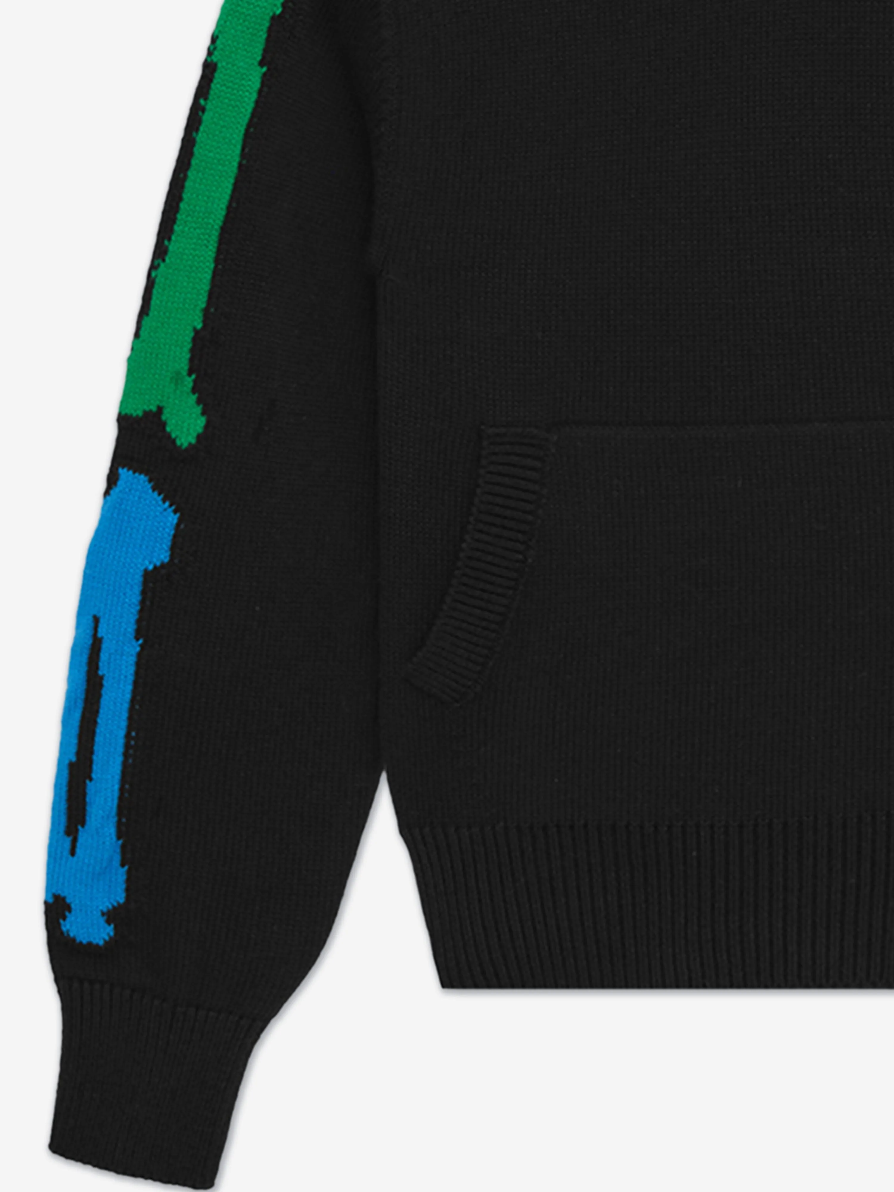 Amiri Kids Bones Hoodie in Black
