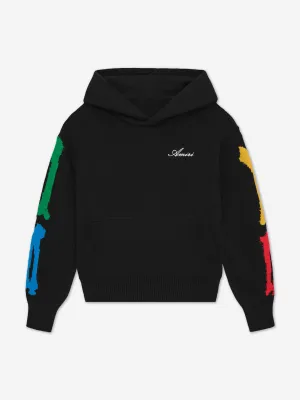 Amiri Kids Bones Hoodie in Black
