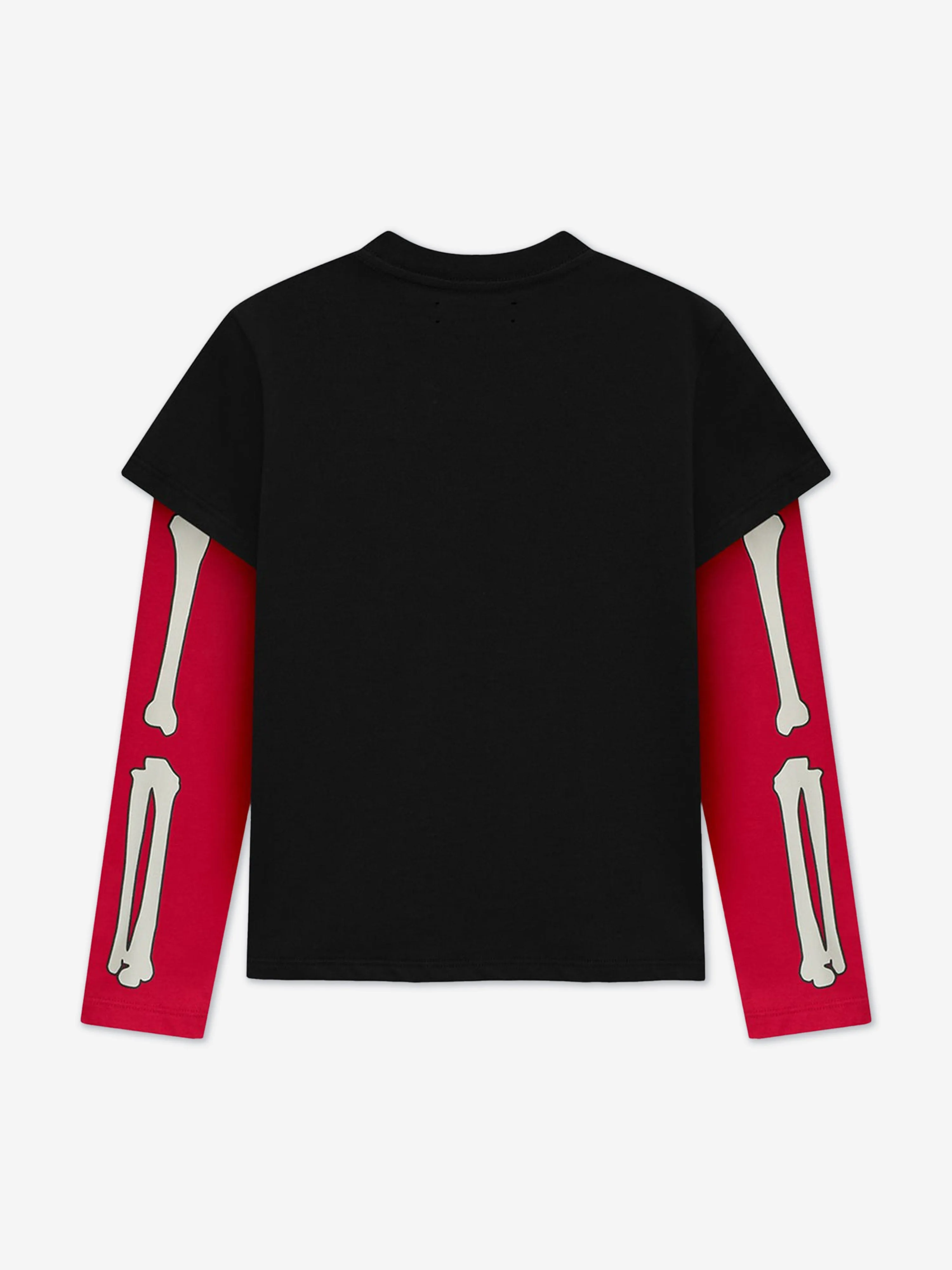 Amiri Kids Bones Long Sleeve T-Shirt in Black
