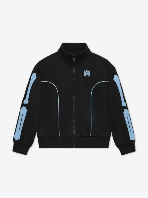Amiri Kids Bones Track Jacket in Black