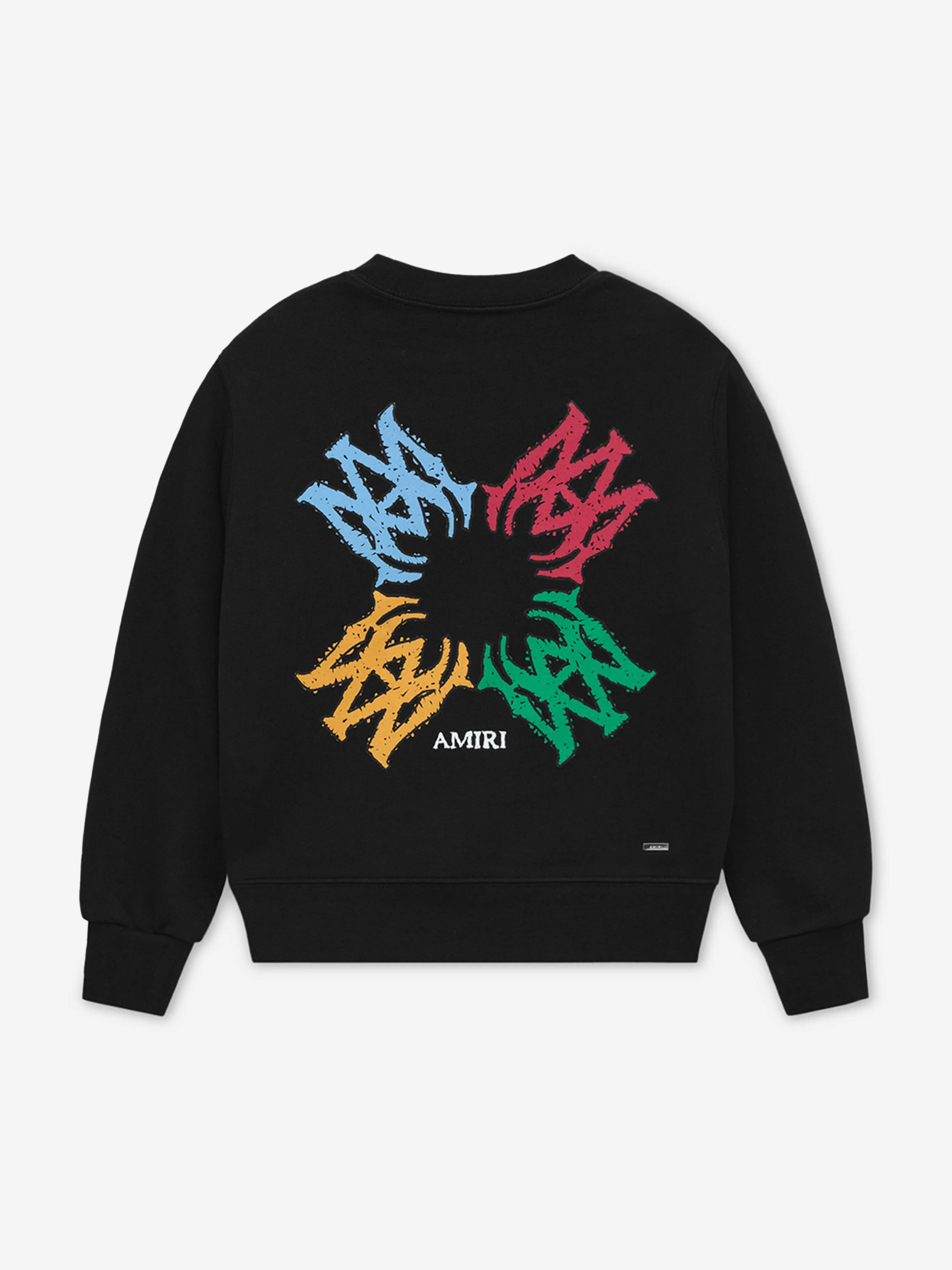 Amiri Kids MA Quad Scribble Sweatshirt in Black