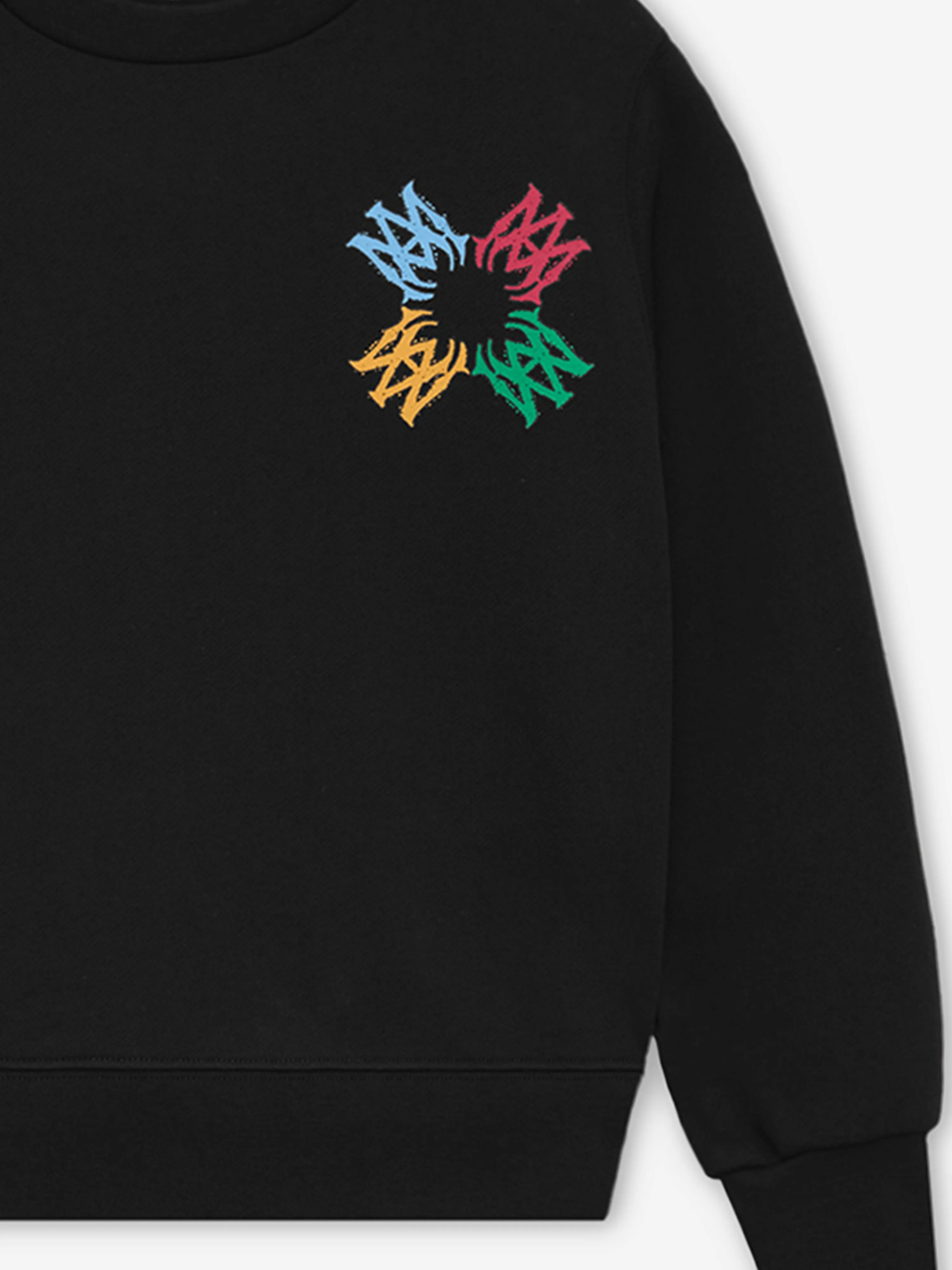 Amiri Kids MA Quad Scribble Sweatshirt in Black