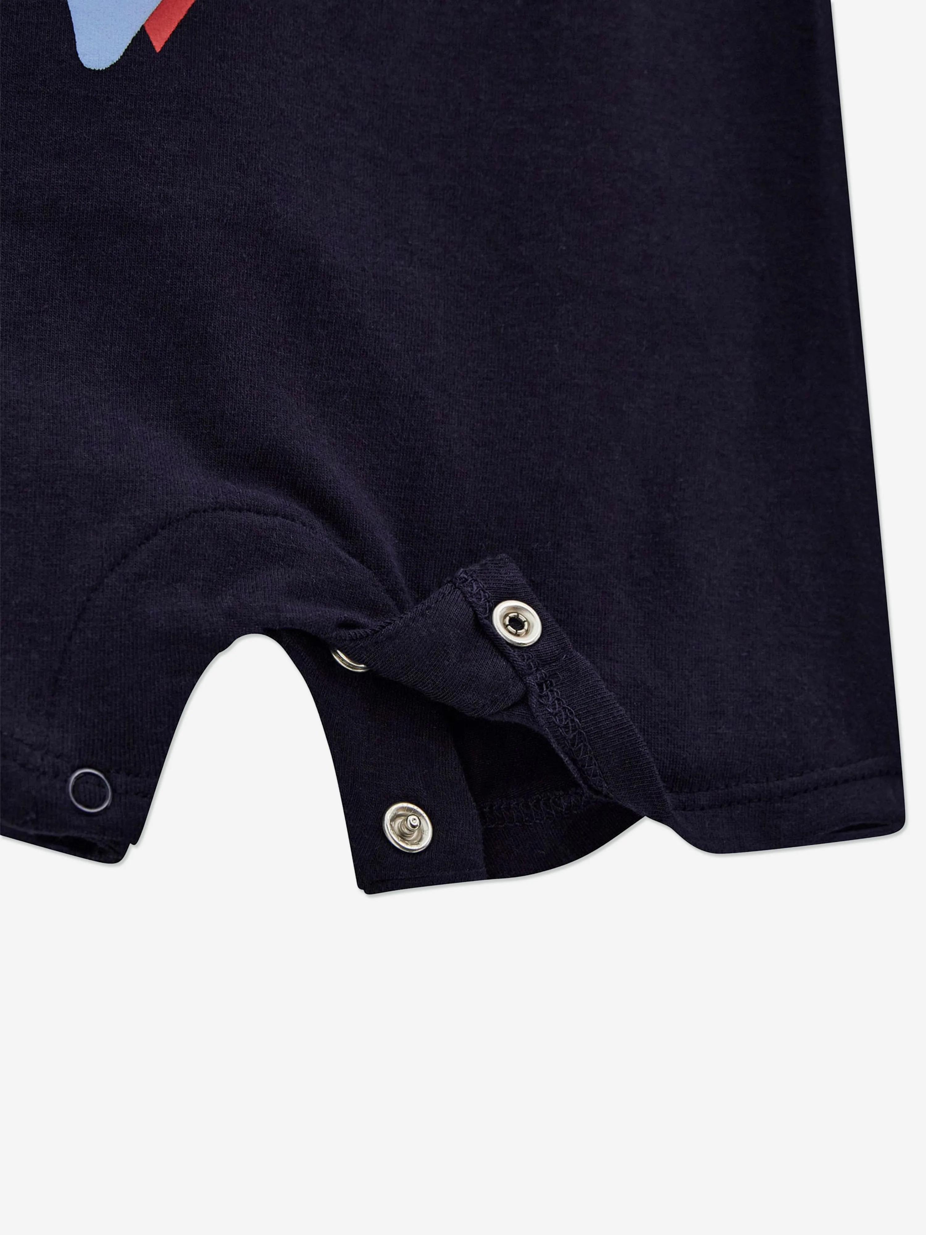 Baby Boys Logo Romper in Navy