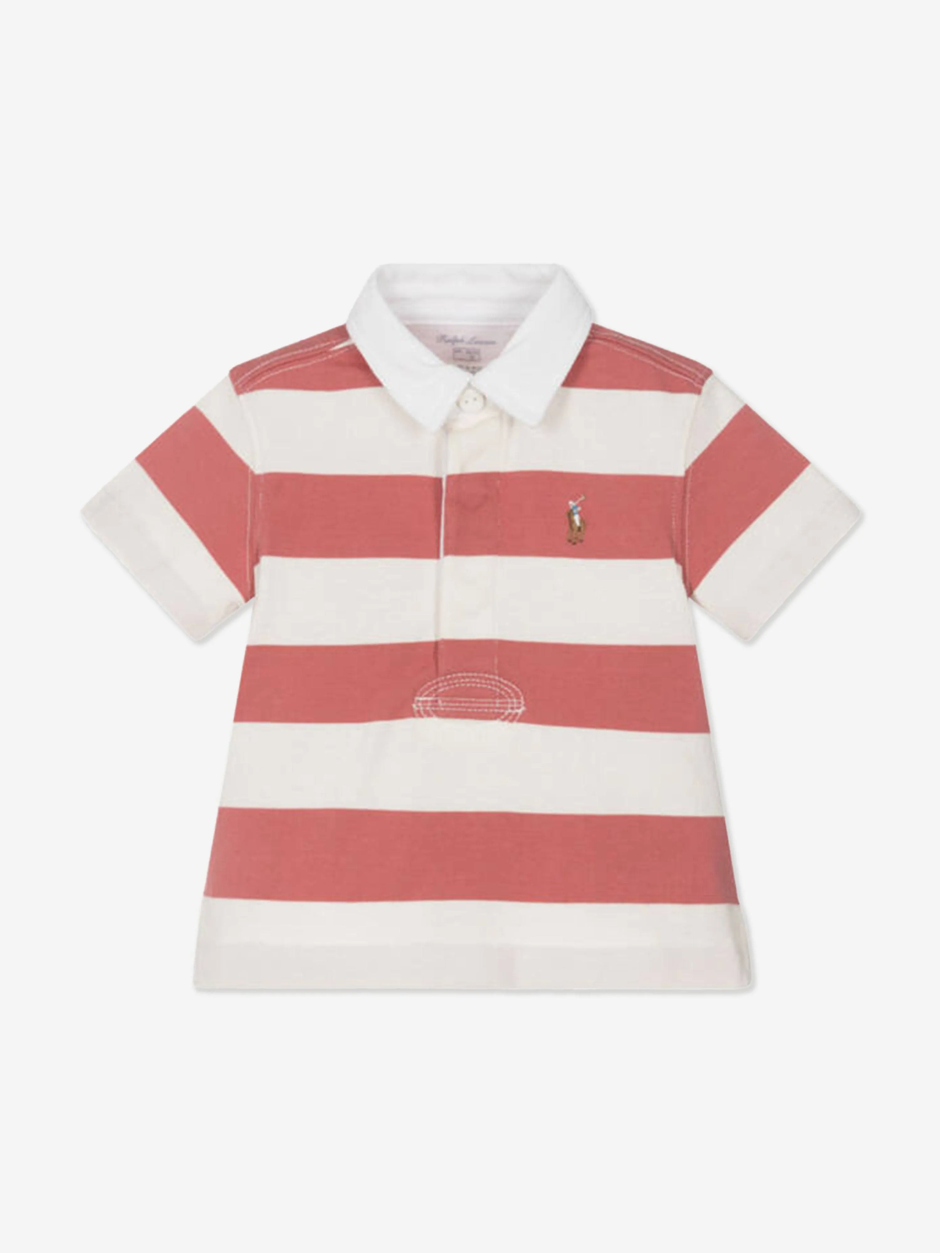 Baby Boys Rugby Top and Shorts Set in Multicolour