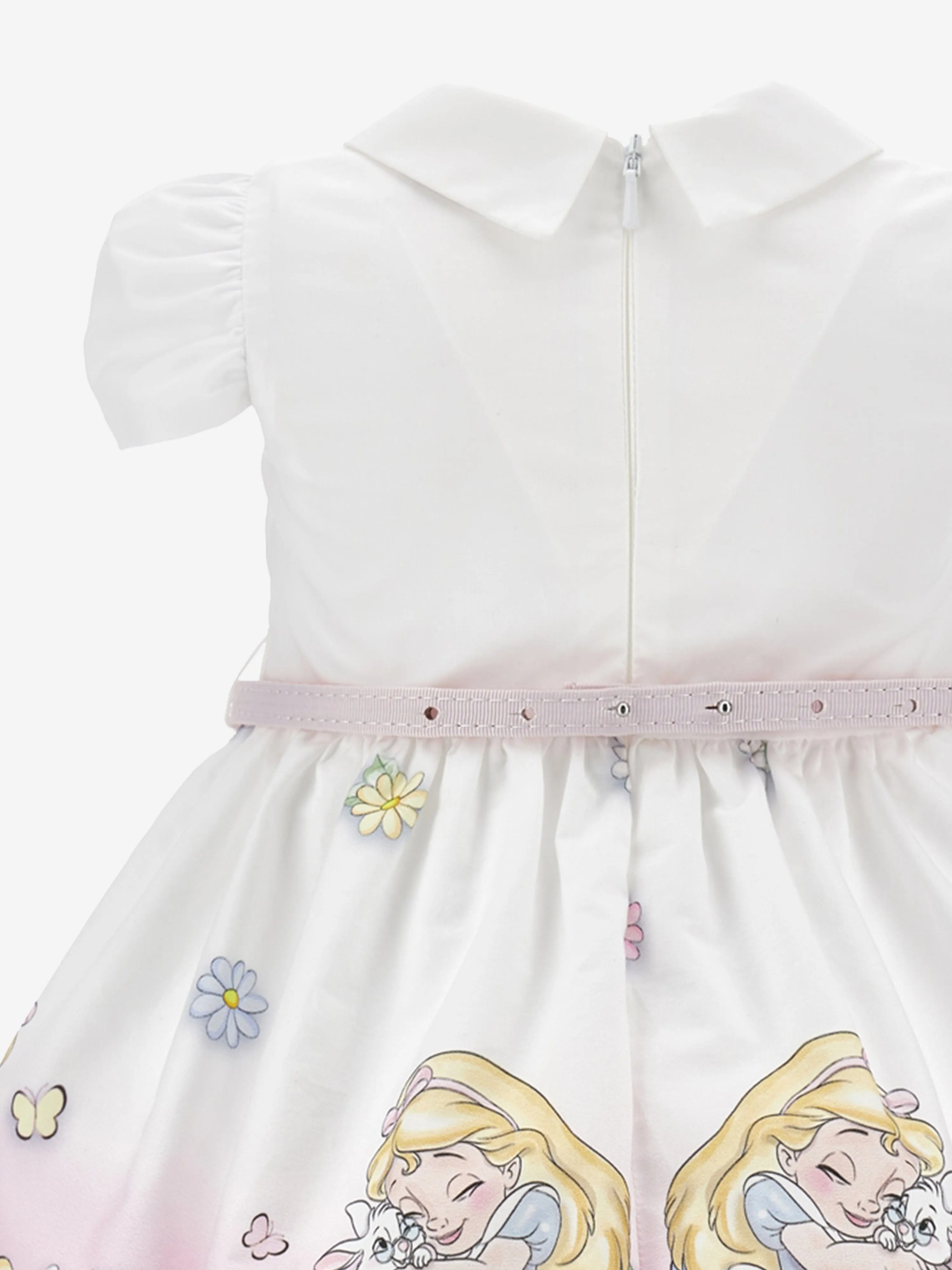Baby Girls Alice In Wonderland Dress in White