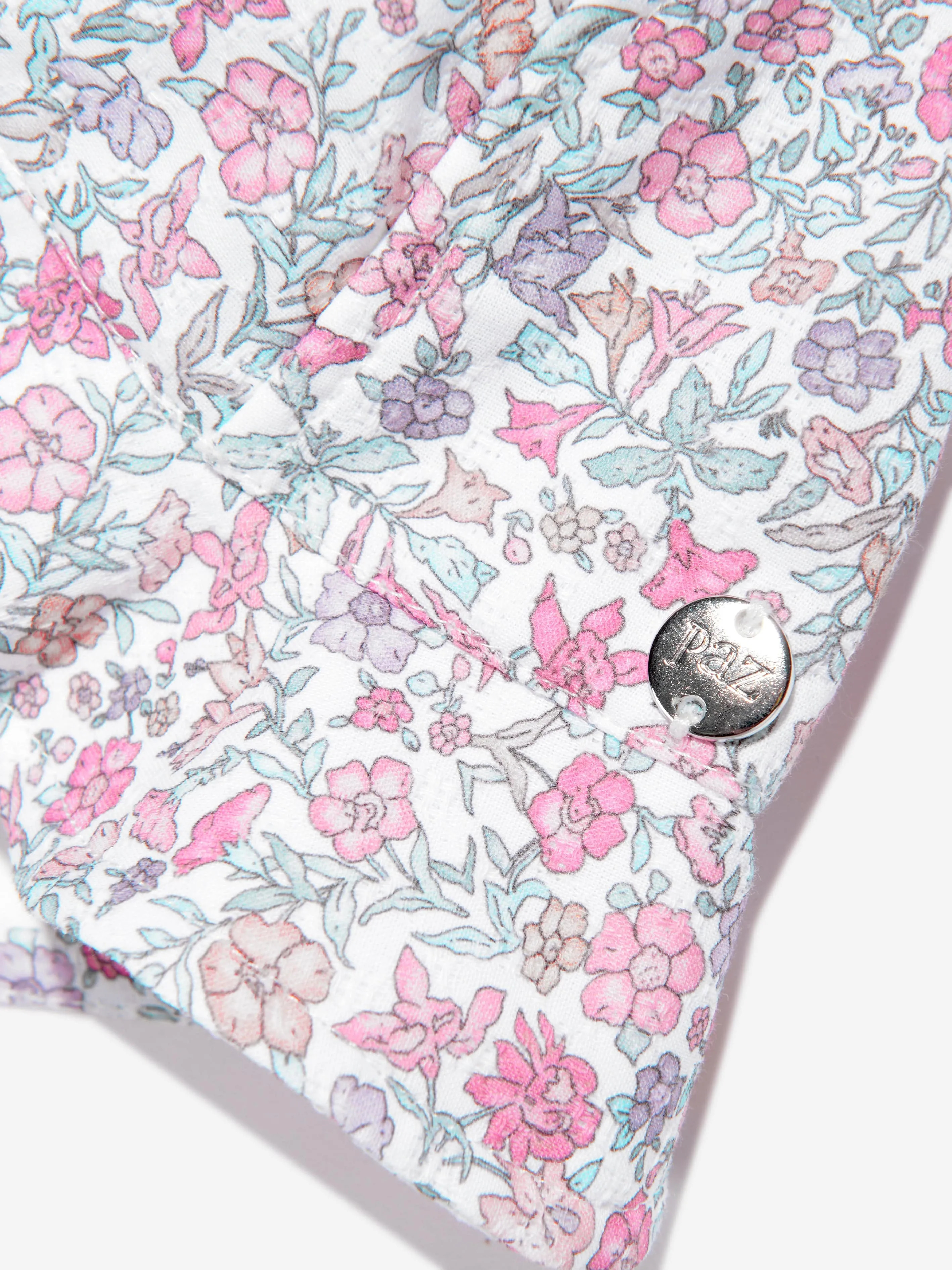 Baby Girls Floral Hat in Pink