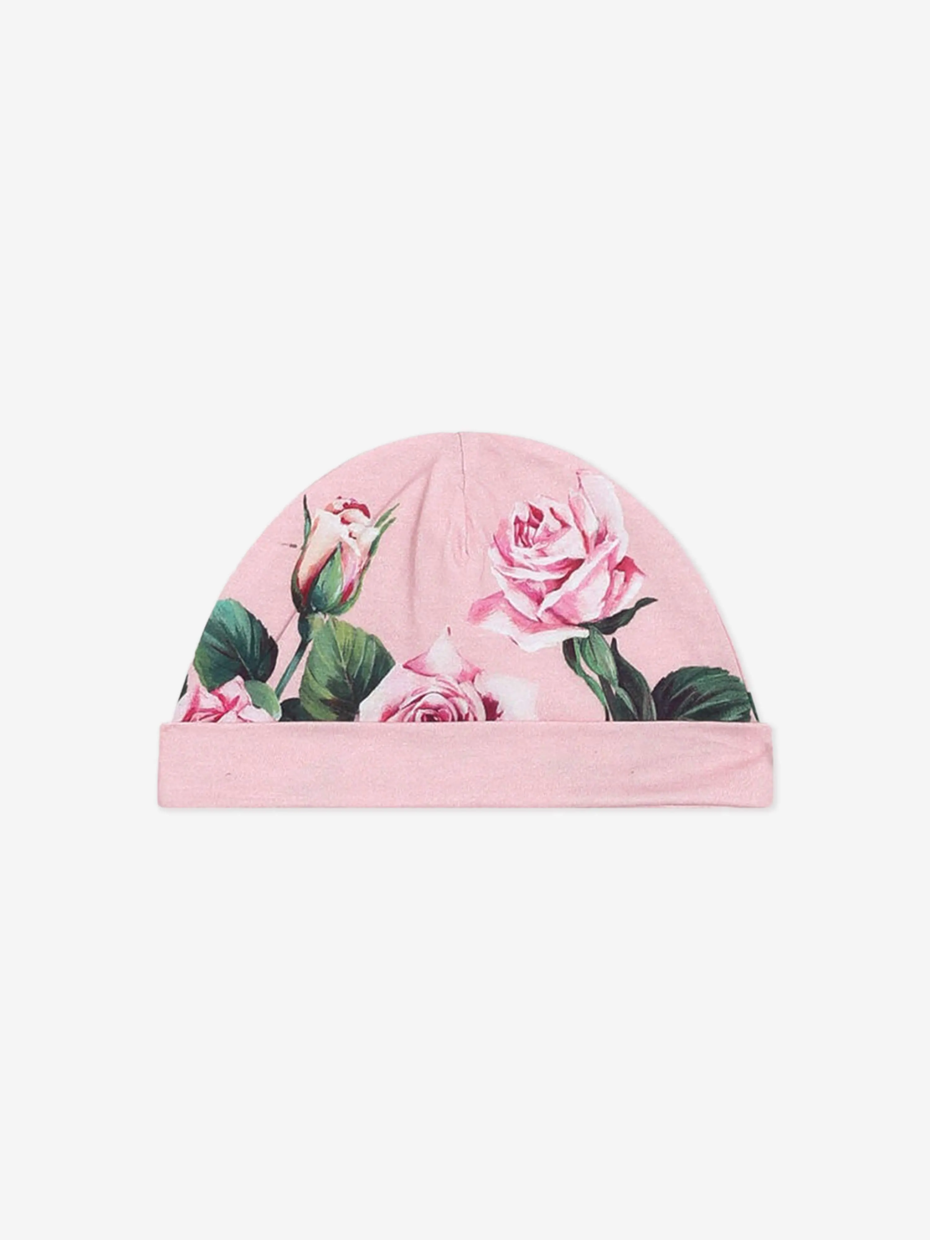 Baby Girls Rose Print Babygrow Set in Pink