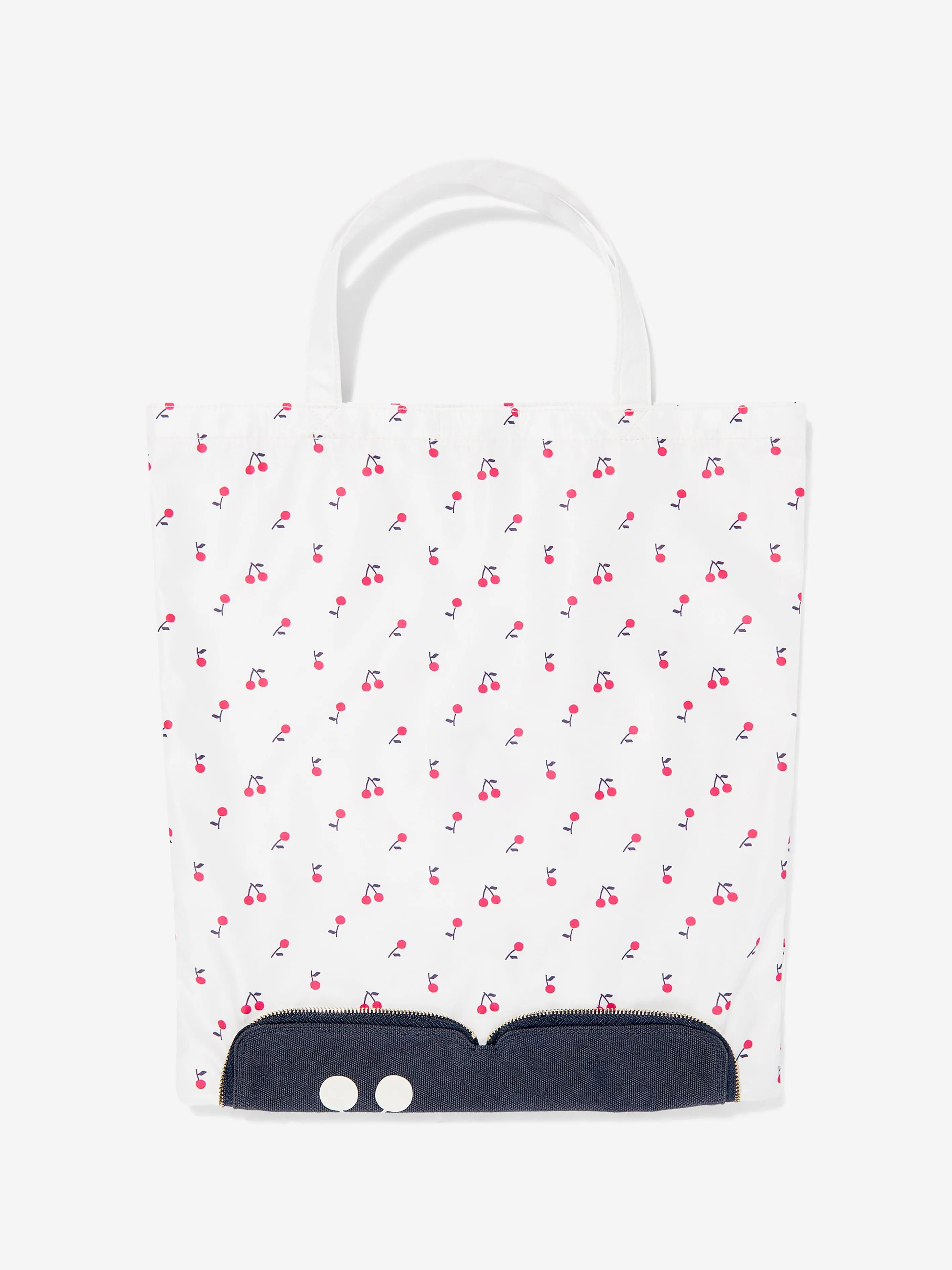 Bonpoint Girls Estrid Tote Bag in White (35cm)
