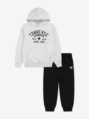 Boys Retro Remix Tracksuit in Grey