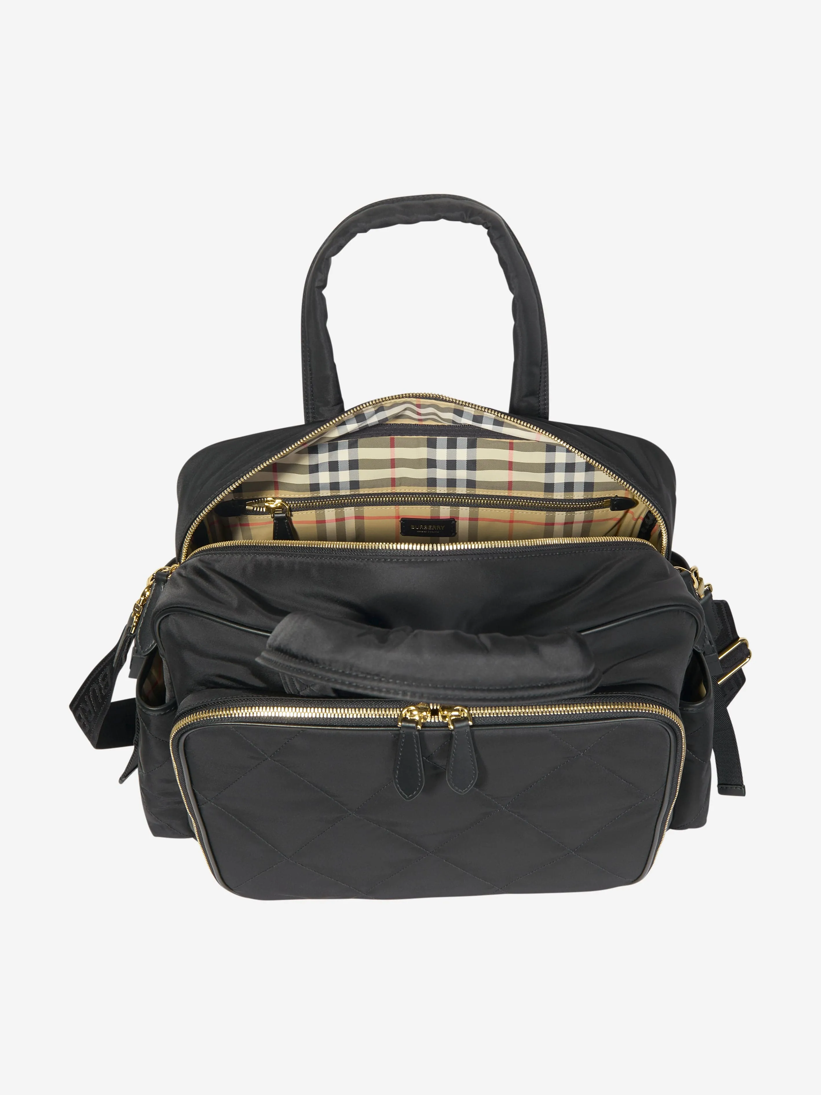 Burberry Baby Tote Changing Bag in Black (43cm)