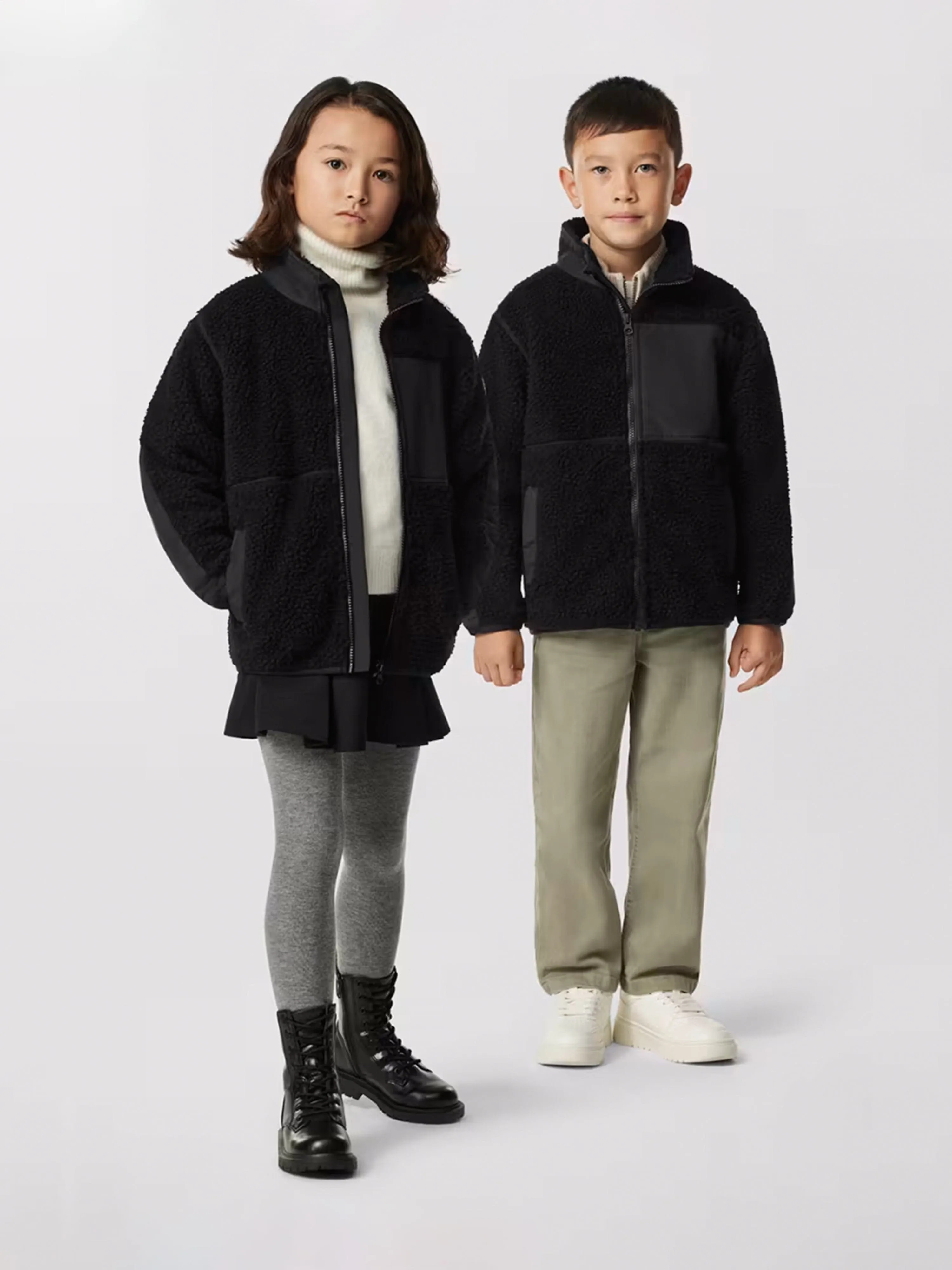 Canada Goose Kids Simcoe Fleece Jacket in Black