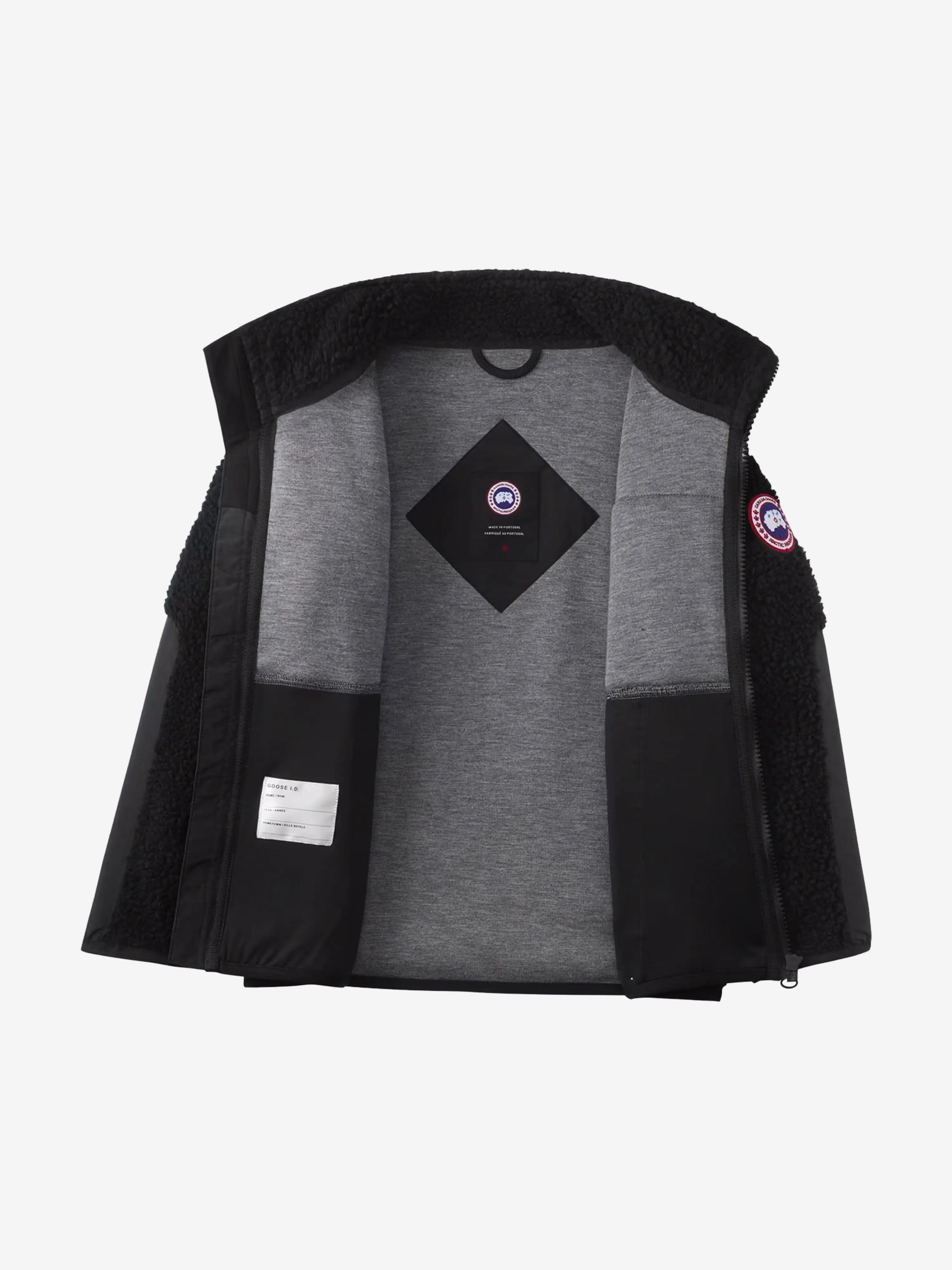 Canada Goose Kids Simcoe Fleece Jacket in Black