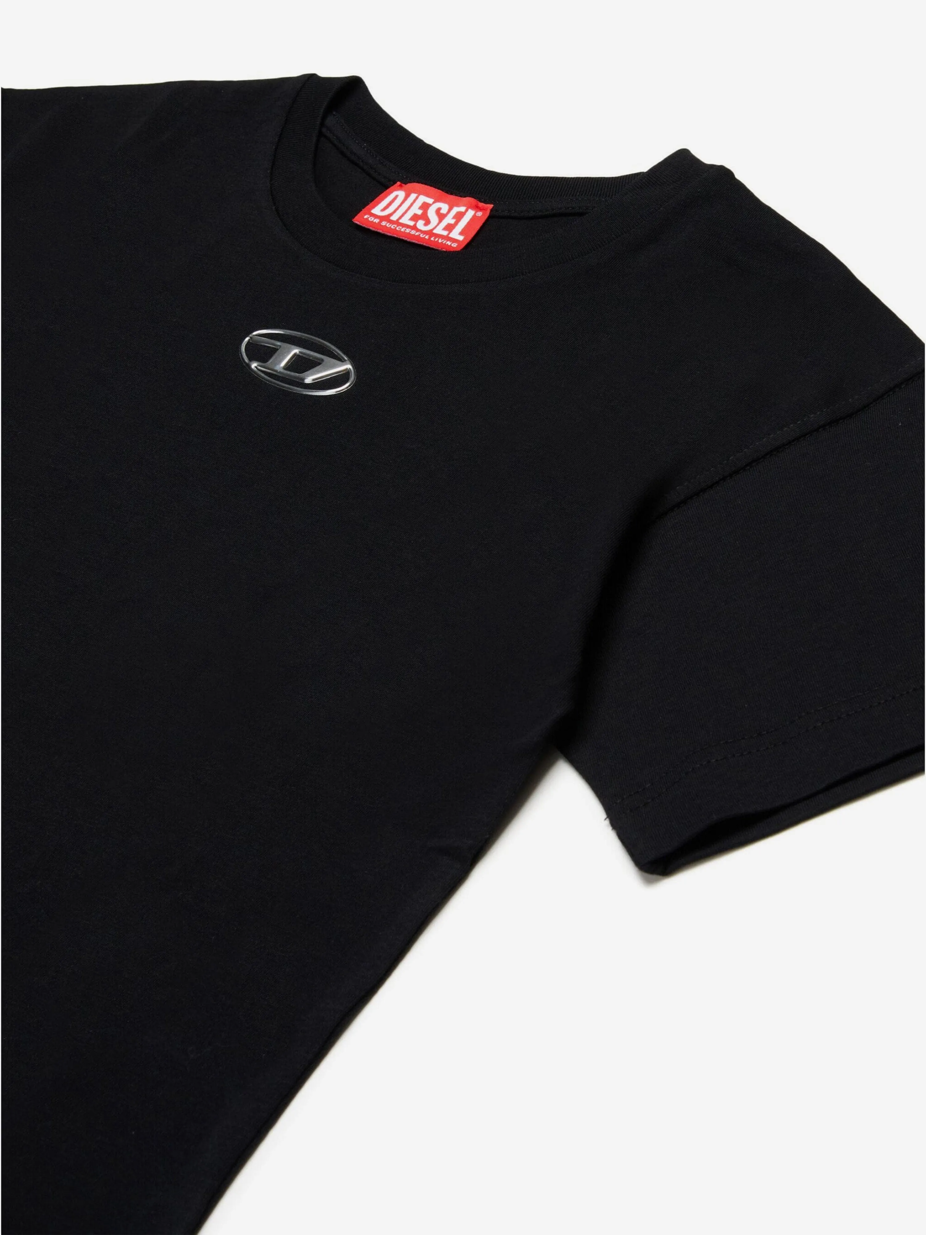 Diesel Kids Logo T-Shirt in Black