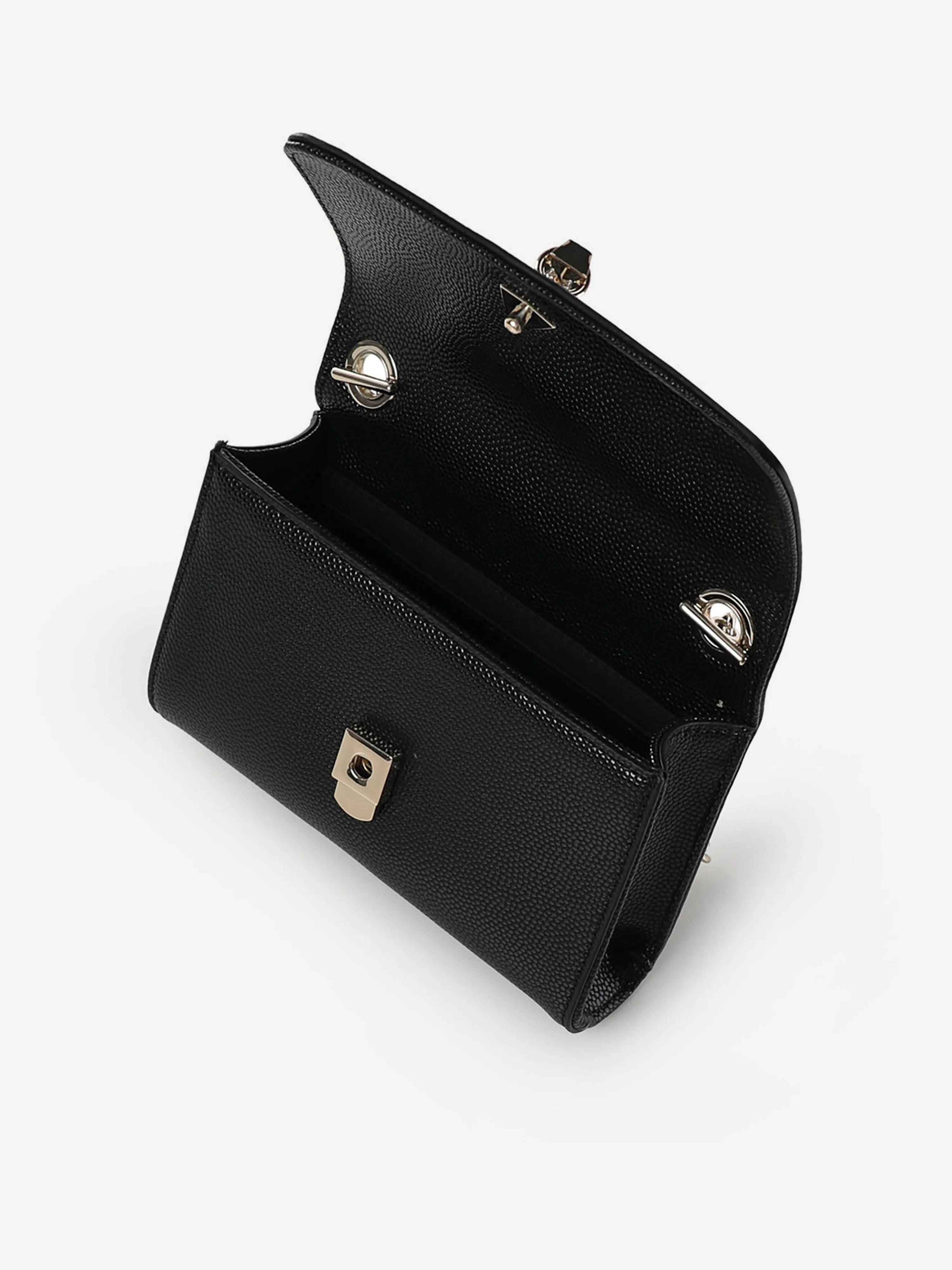 Divina Crossbody Bag in Black (17cm)