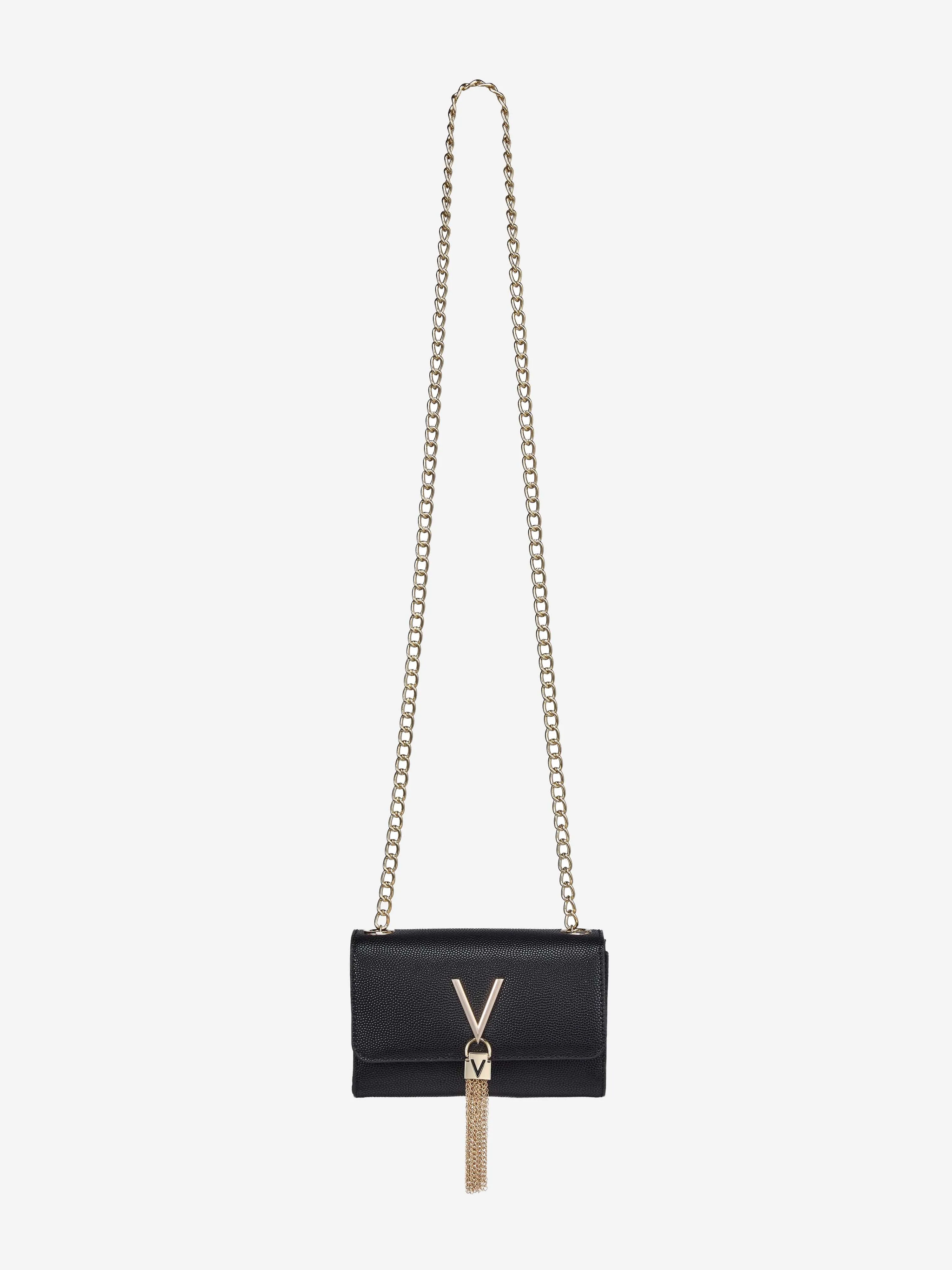 Divina Crossbody Bag in Black (17cm)