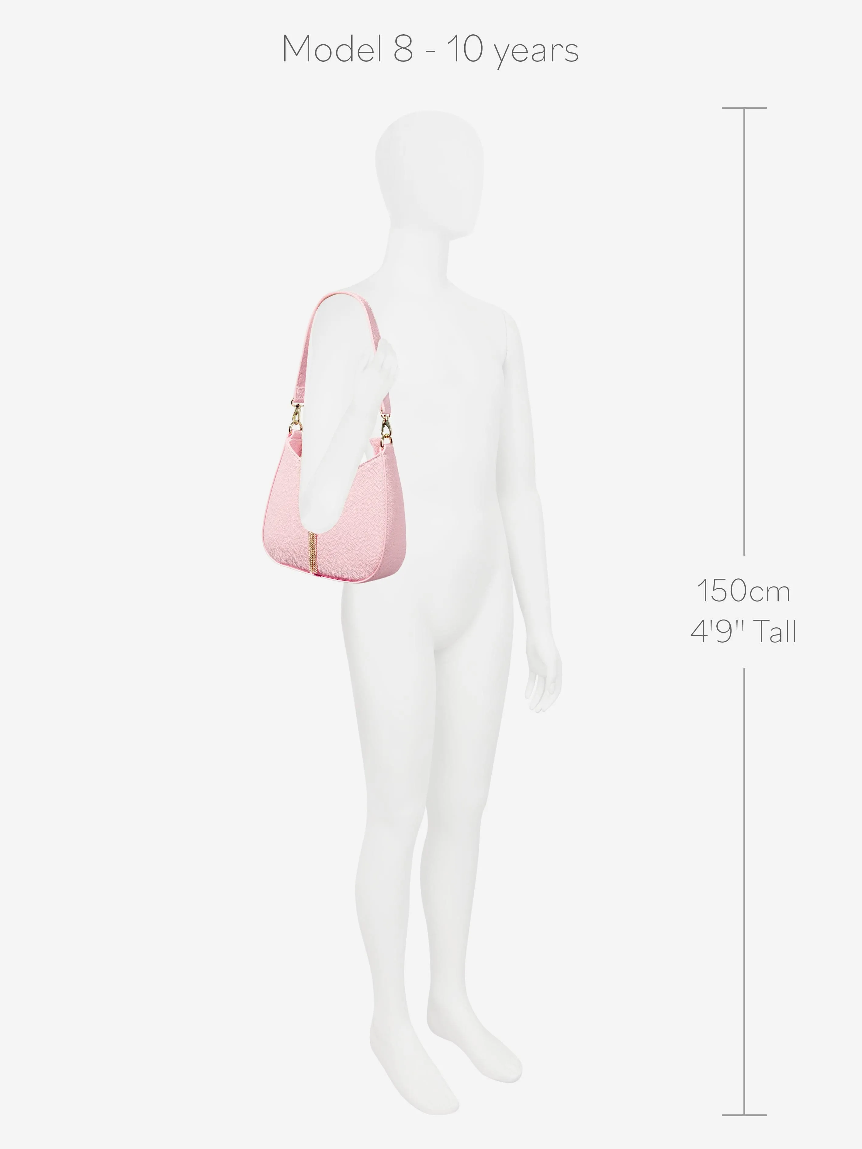 Divina Shoulder Bag in Pink (21cm)