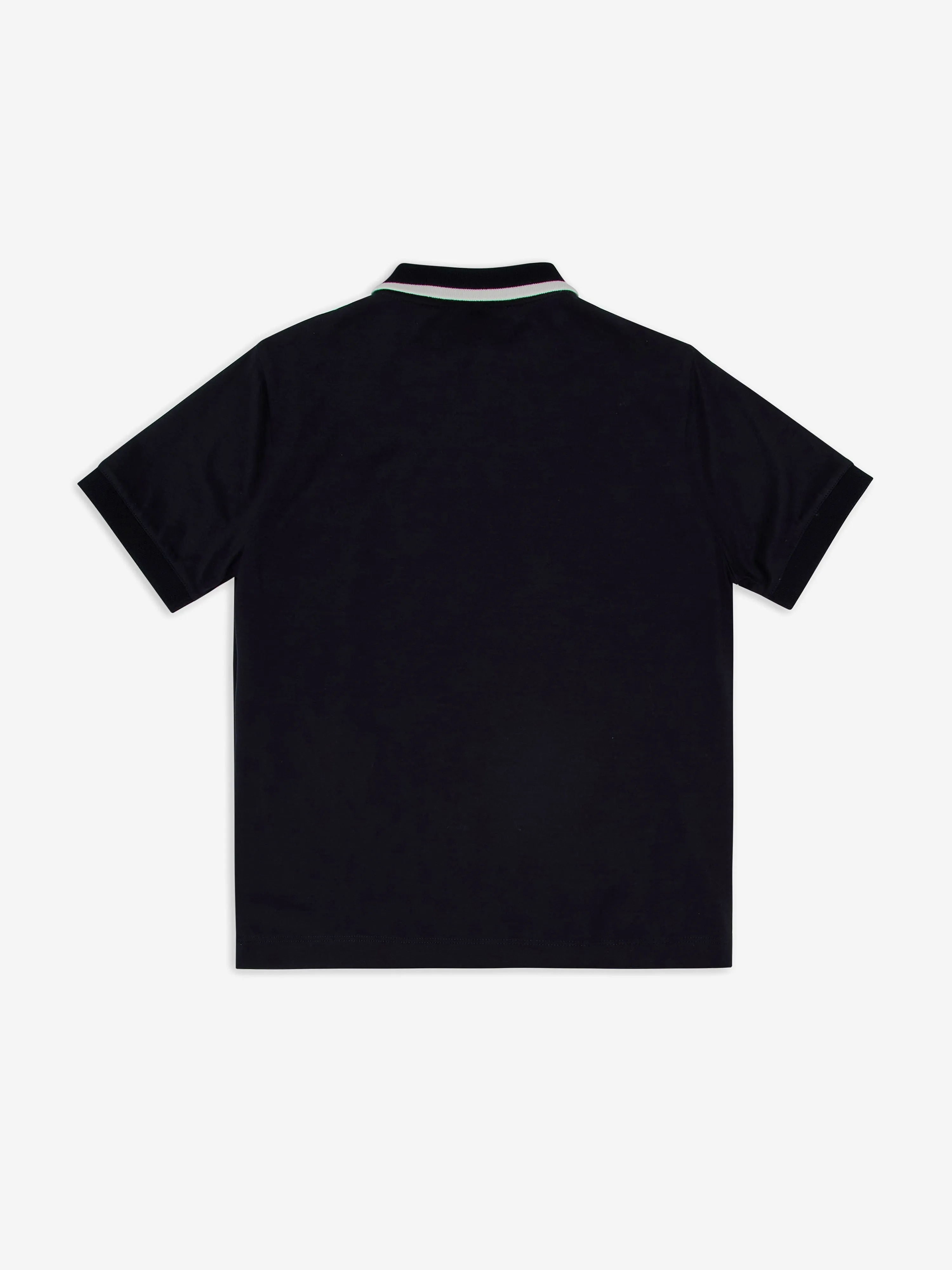 Emporio Armani Boys Logo Polo Shirt in Navy