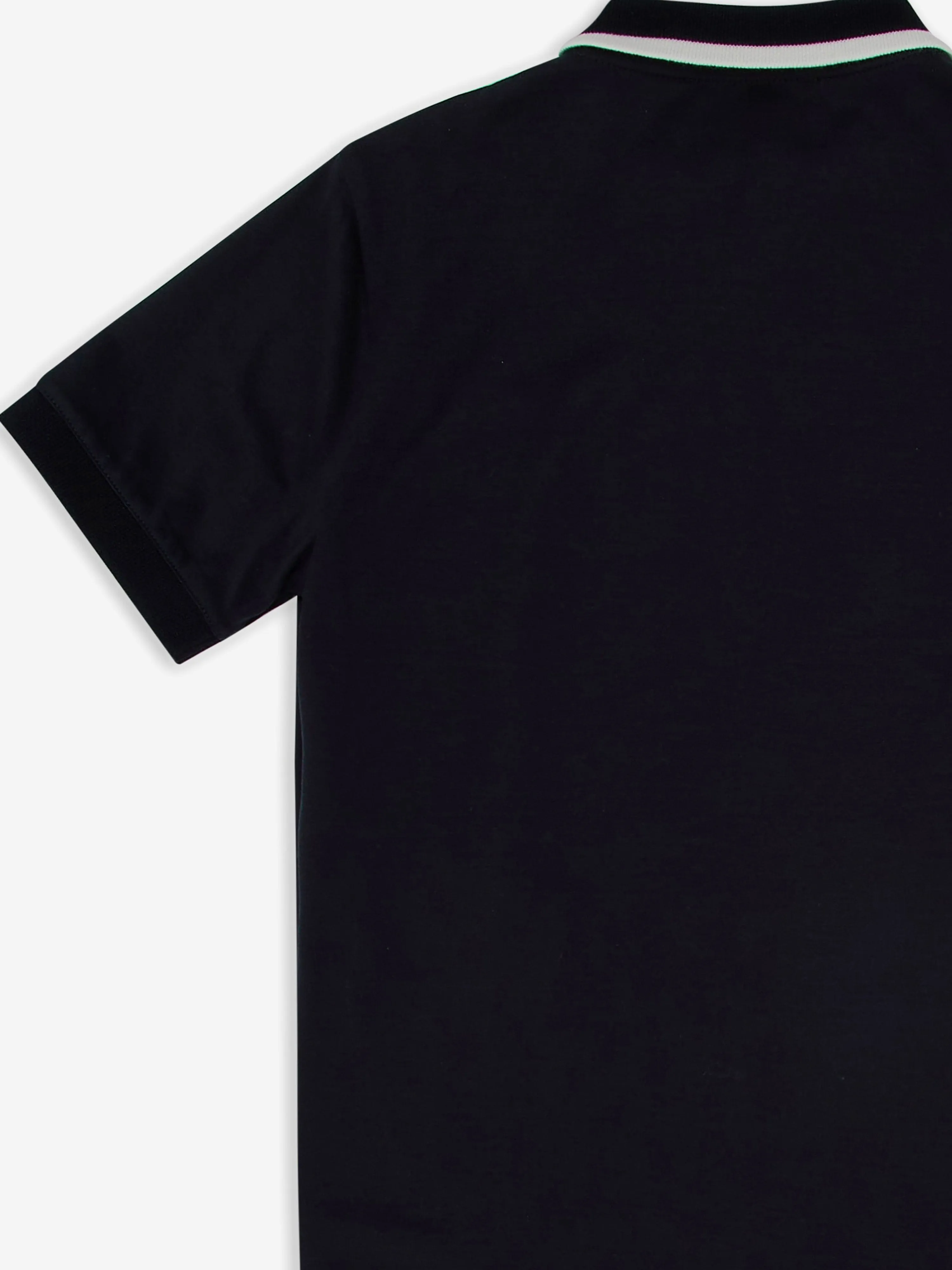 Emporio Armani Boys Logo Polo Shirt in Navy