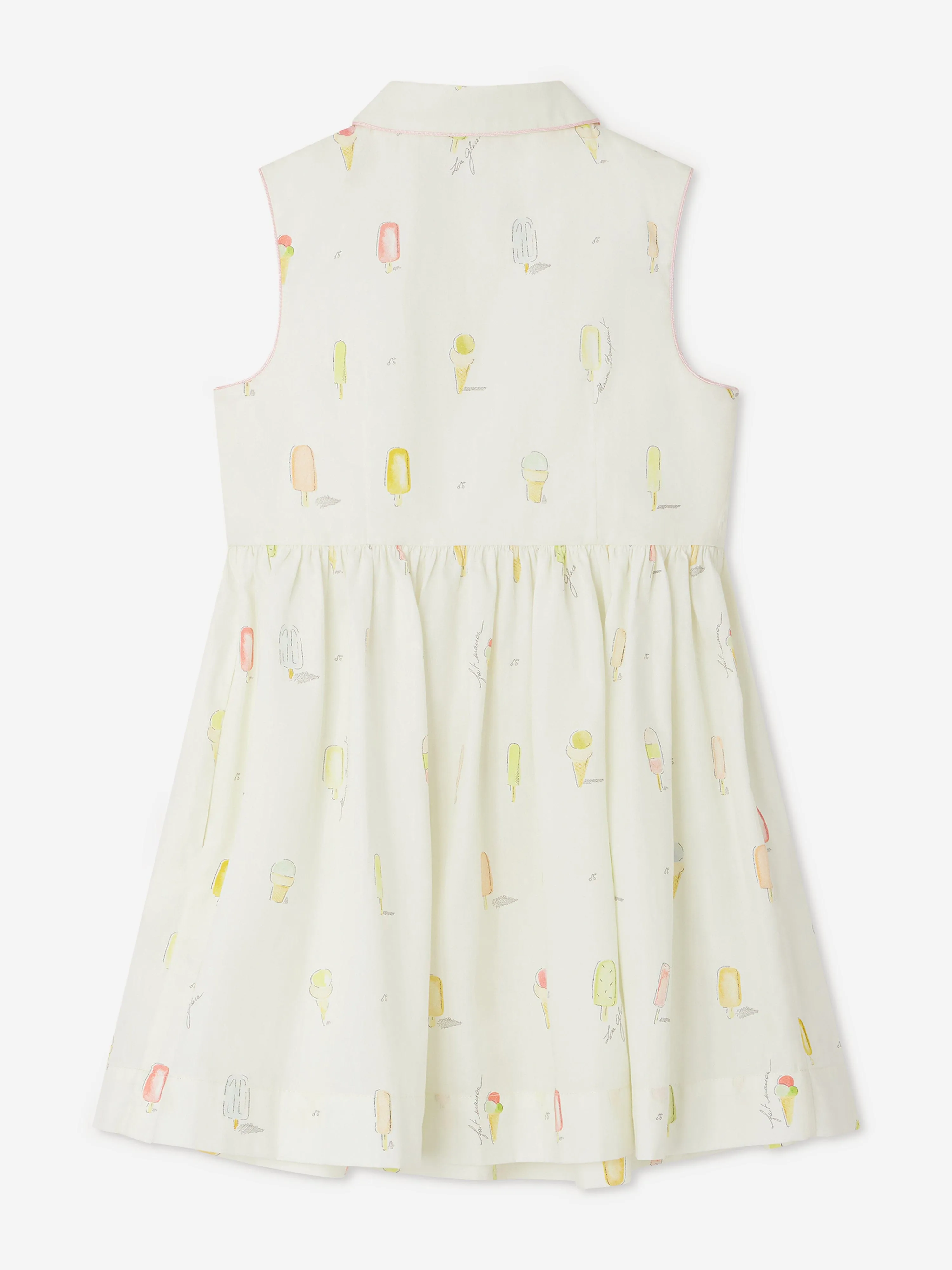 Girls Anne Dress in Ivory