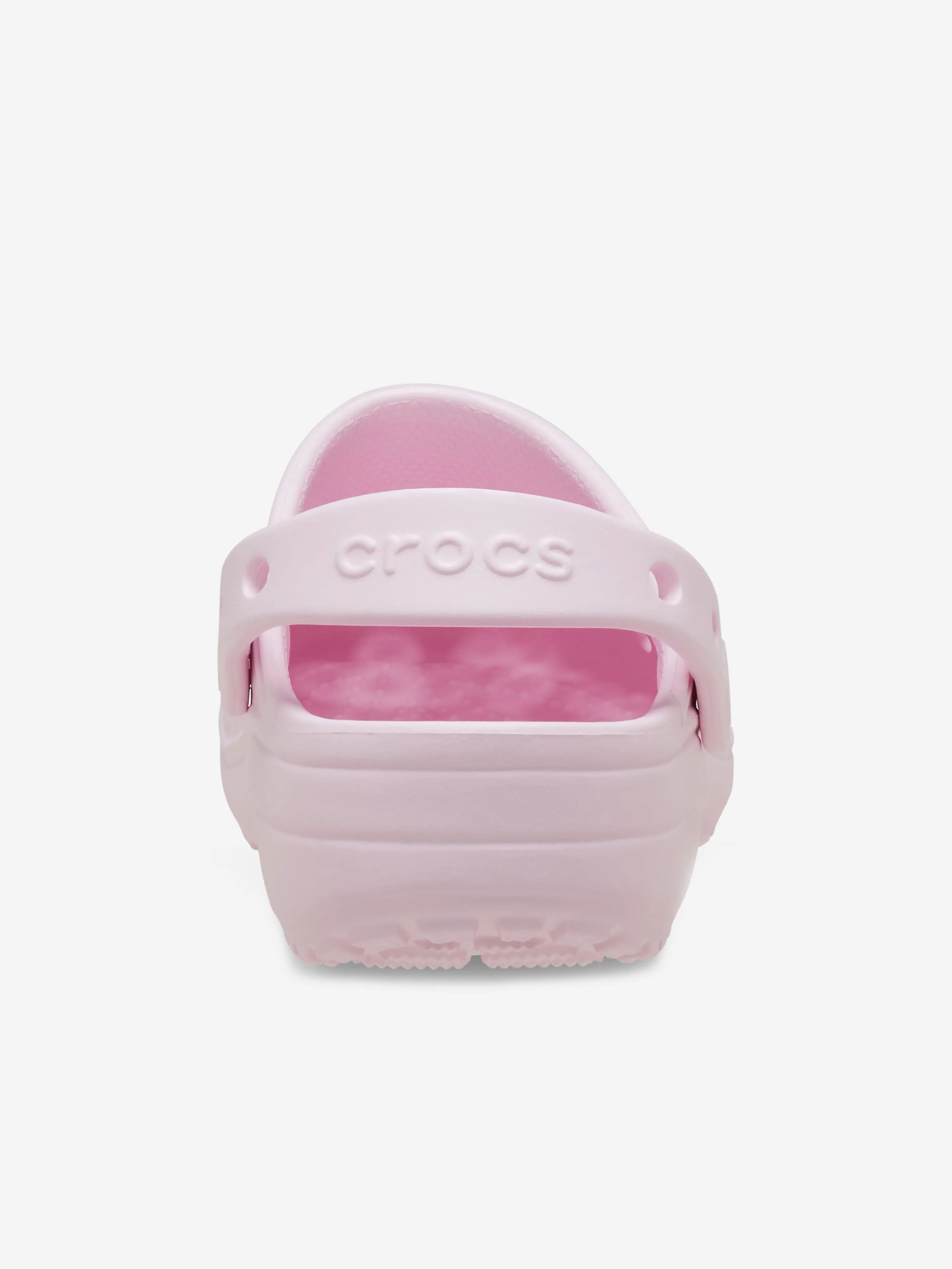 Girls Classic Floral Cut Out Clog in Pink