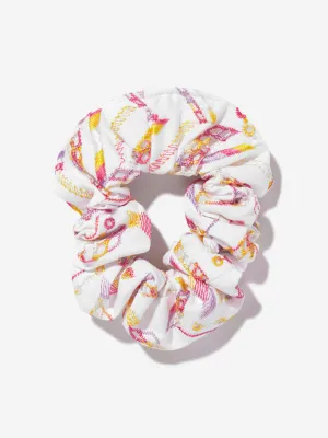 Girls Cotton Scrunchie in White