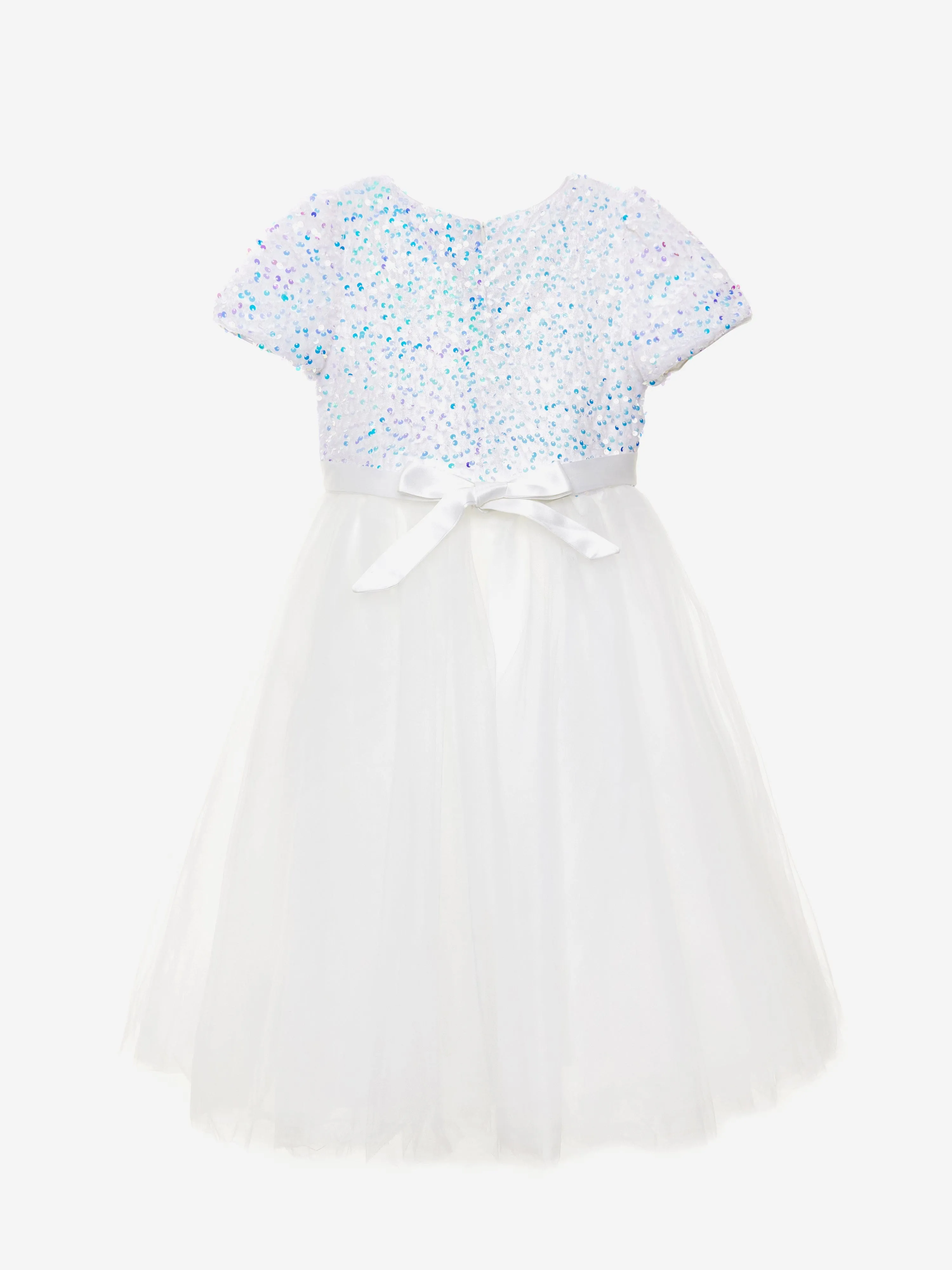 Girls Diamond Dazzle Dress in Blue