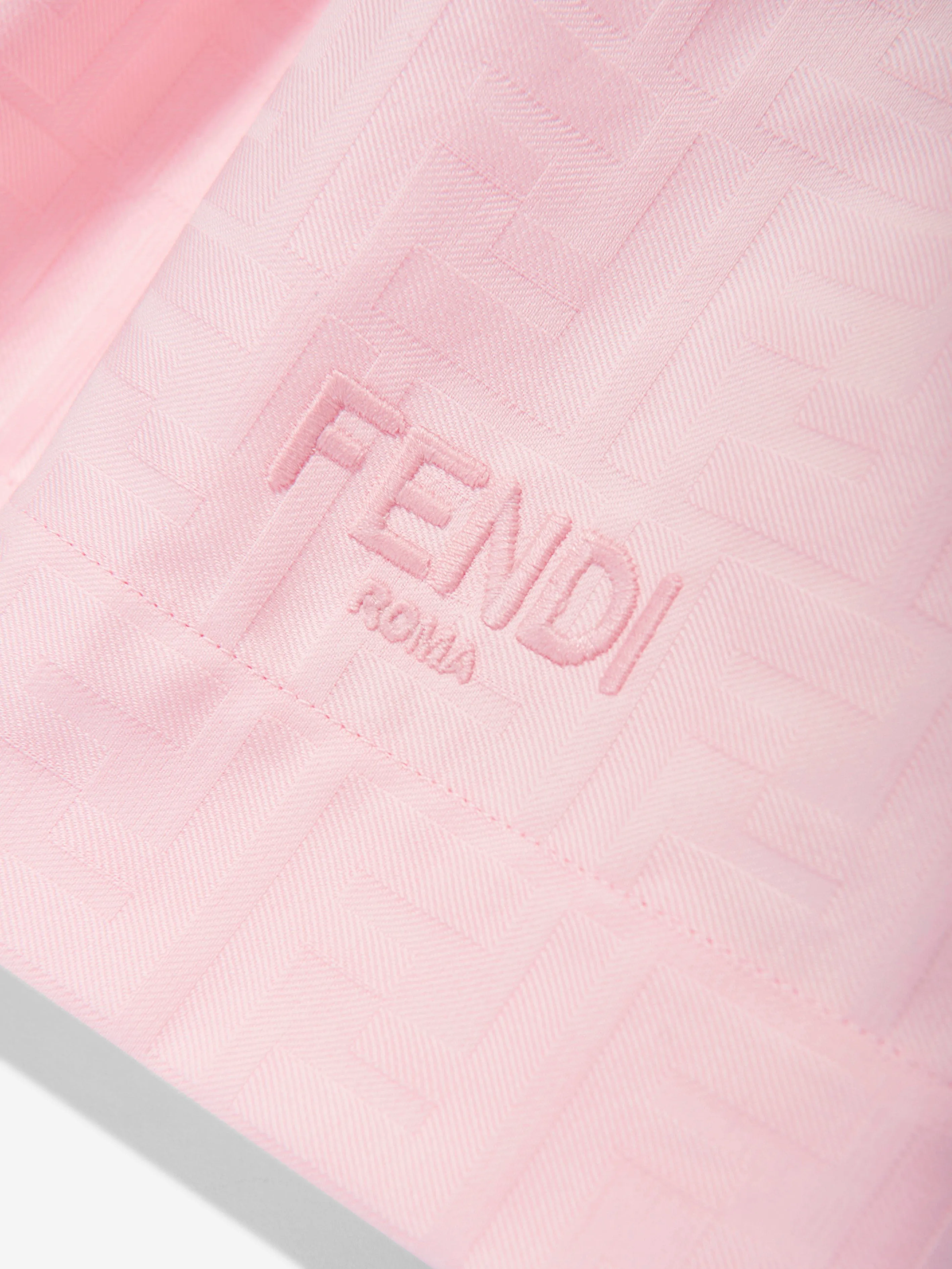Girls FF Jacquard Skirt in Pink