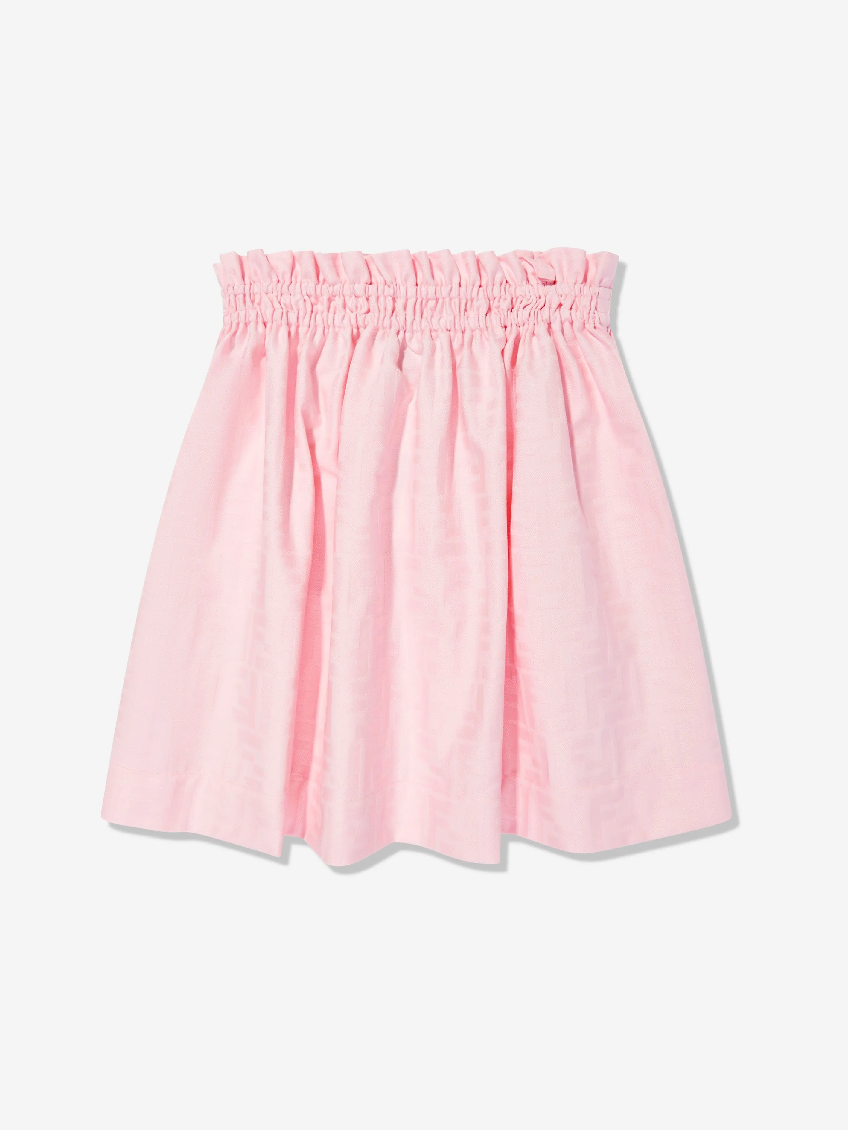 Girls FF Jacquard Skirt in Pink