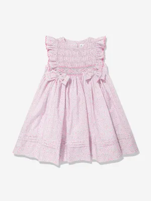 Girls Floral Dress in Pink