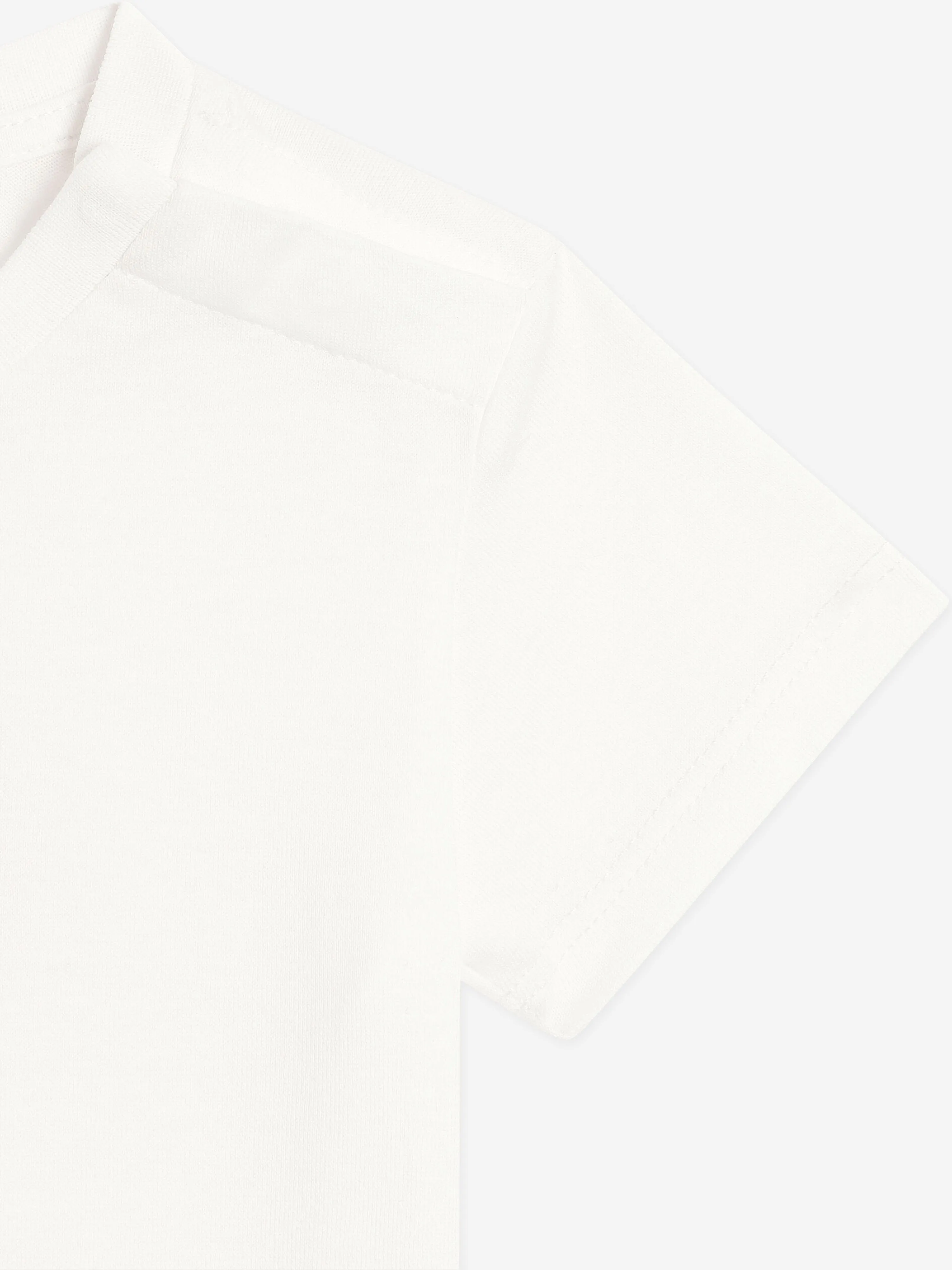 Girls Glitter DG Logo T-Shirt in White