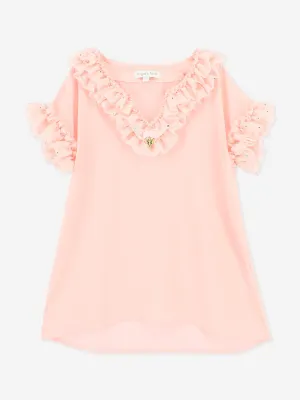 Girls Irena Sparkle Kaftan in Pink