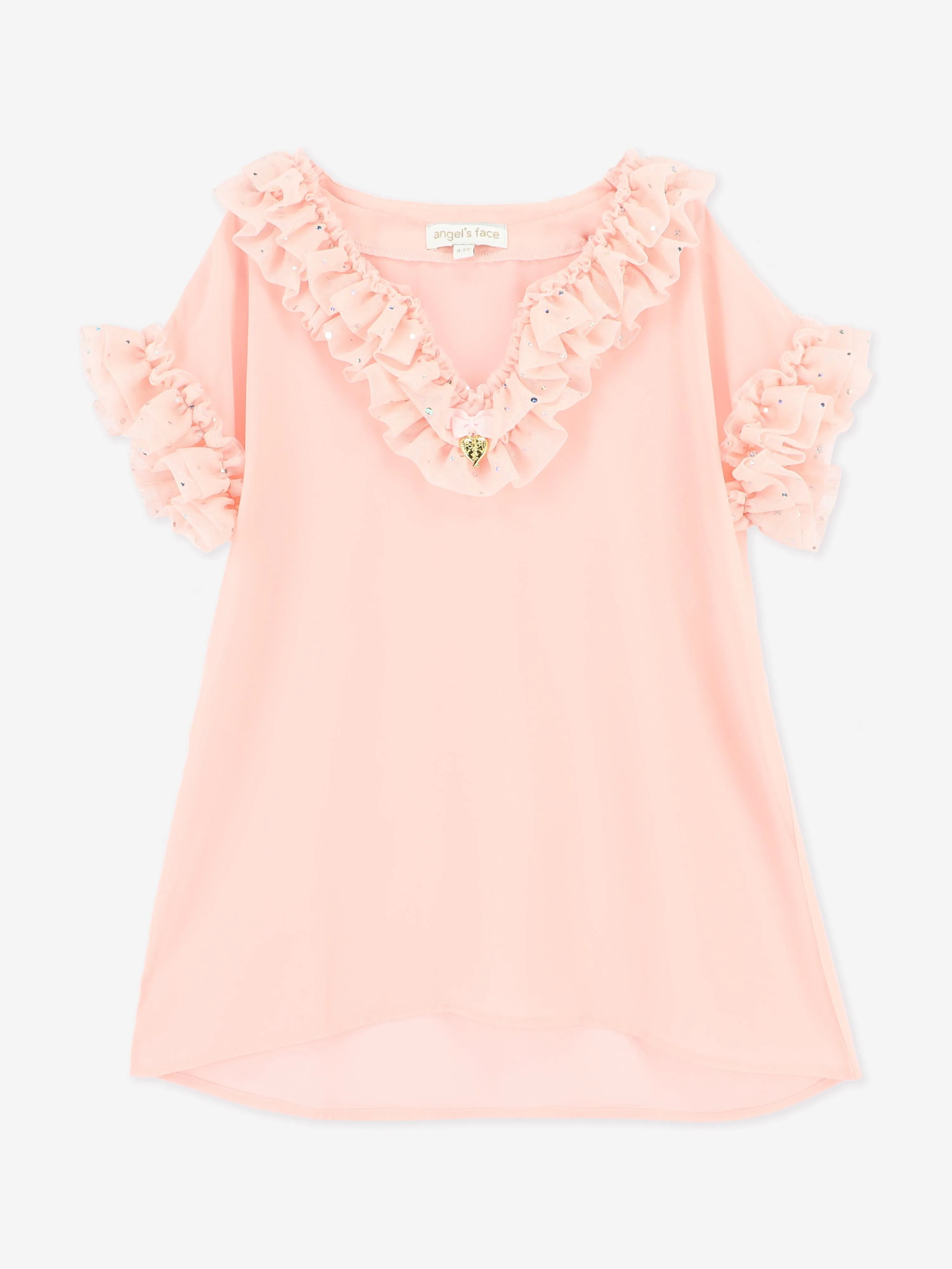 Girls Irena Sparkle Kaftan in Pink