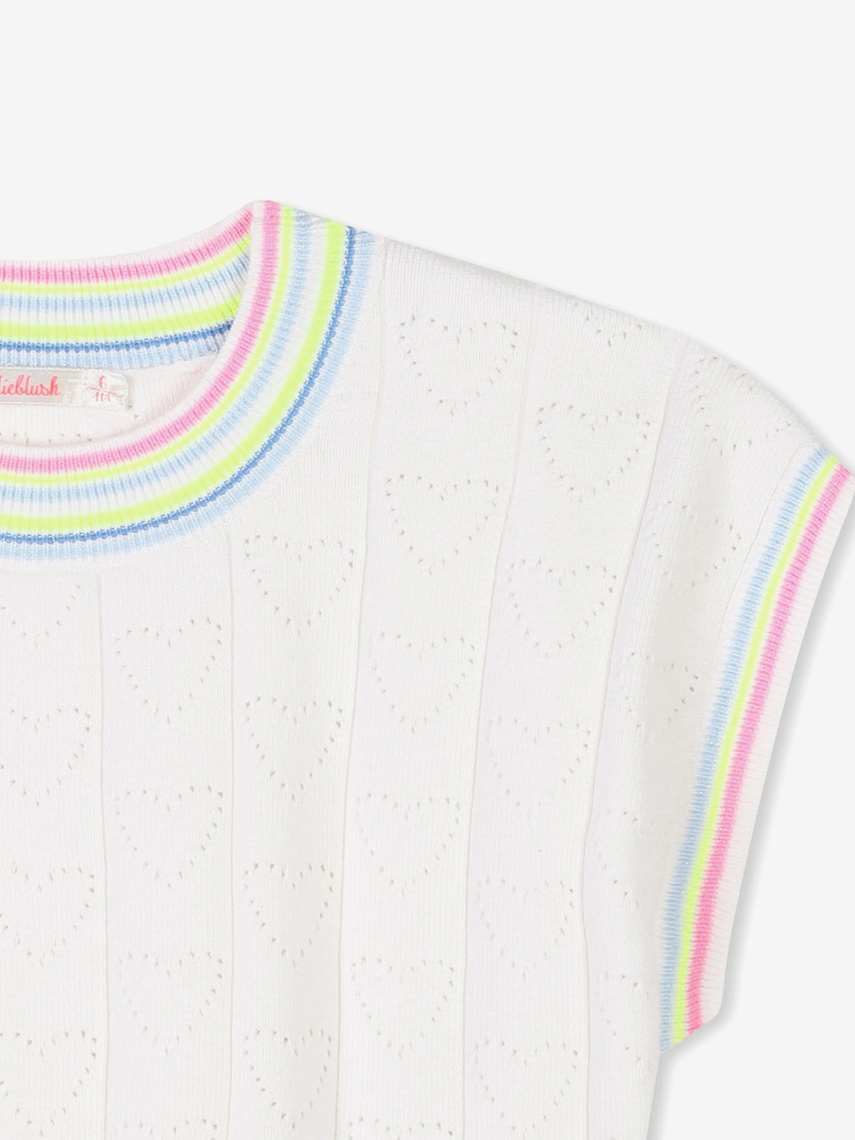 Girls Knitted Sweater in Ivory