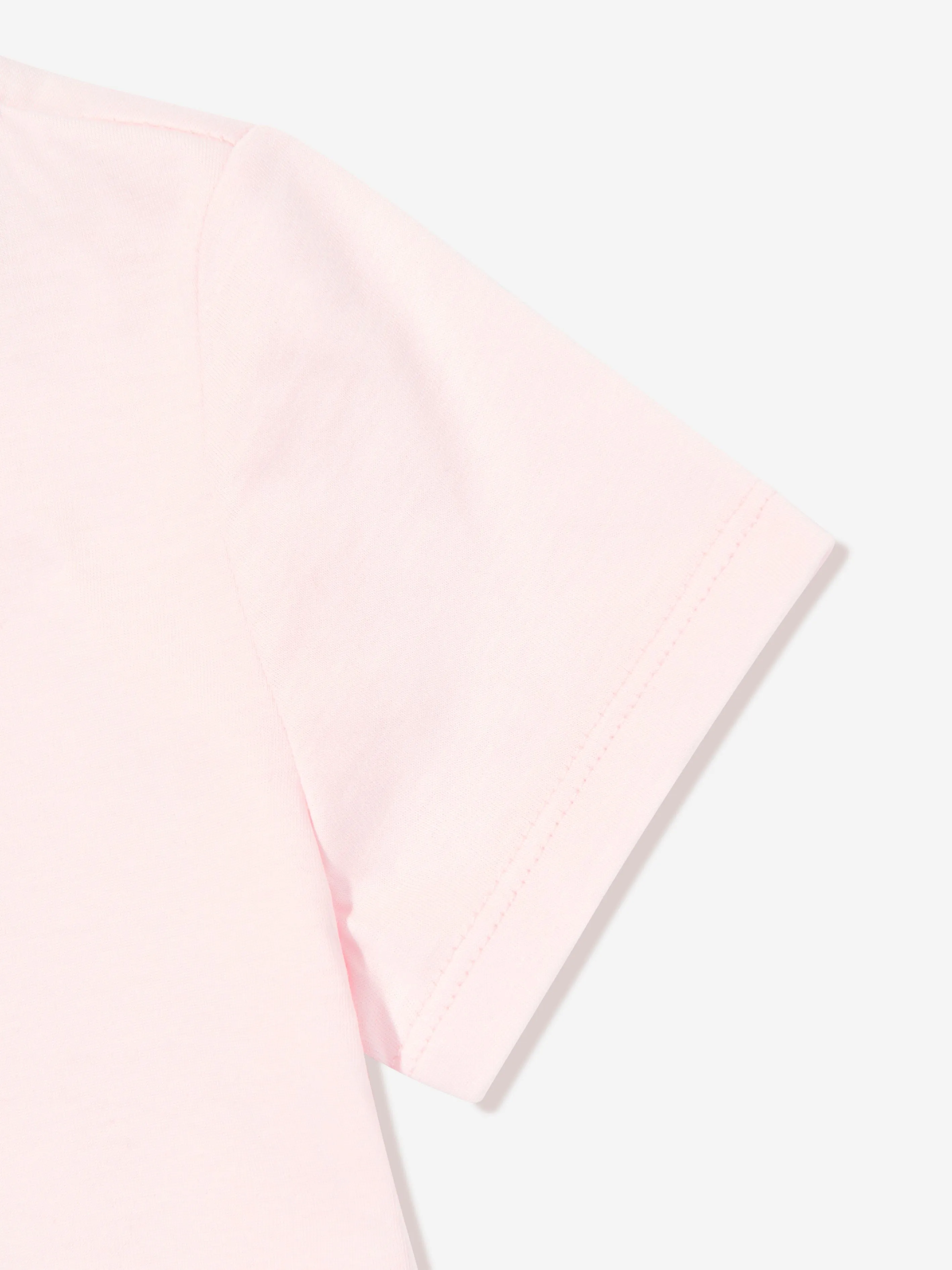 Girls Logo Print T-Shirt in Pink
