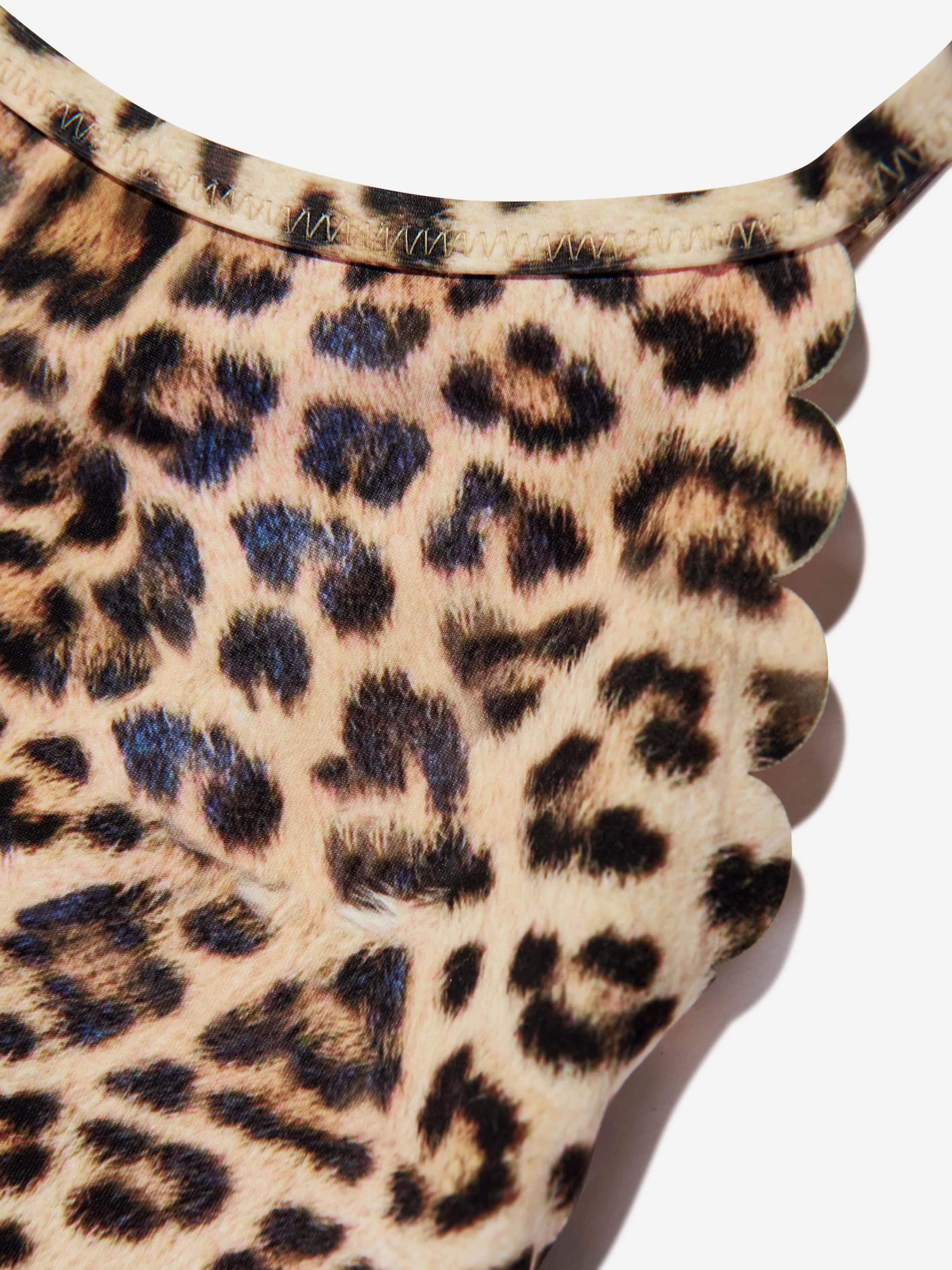 Girls Noelle Leopard Swimsuit in Brown (UPF50 )
