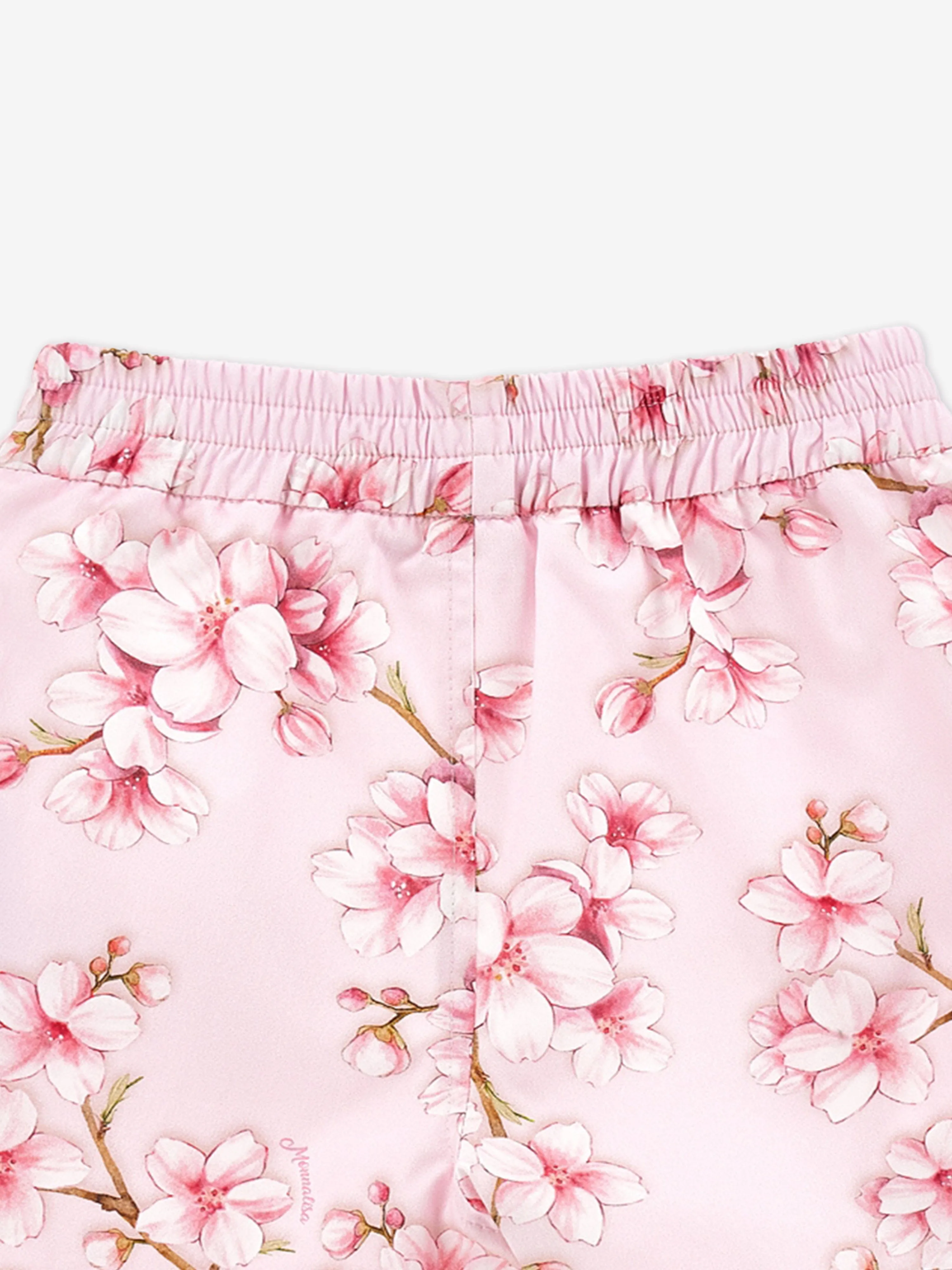 Girls Peach Blossom Shorts in Pink