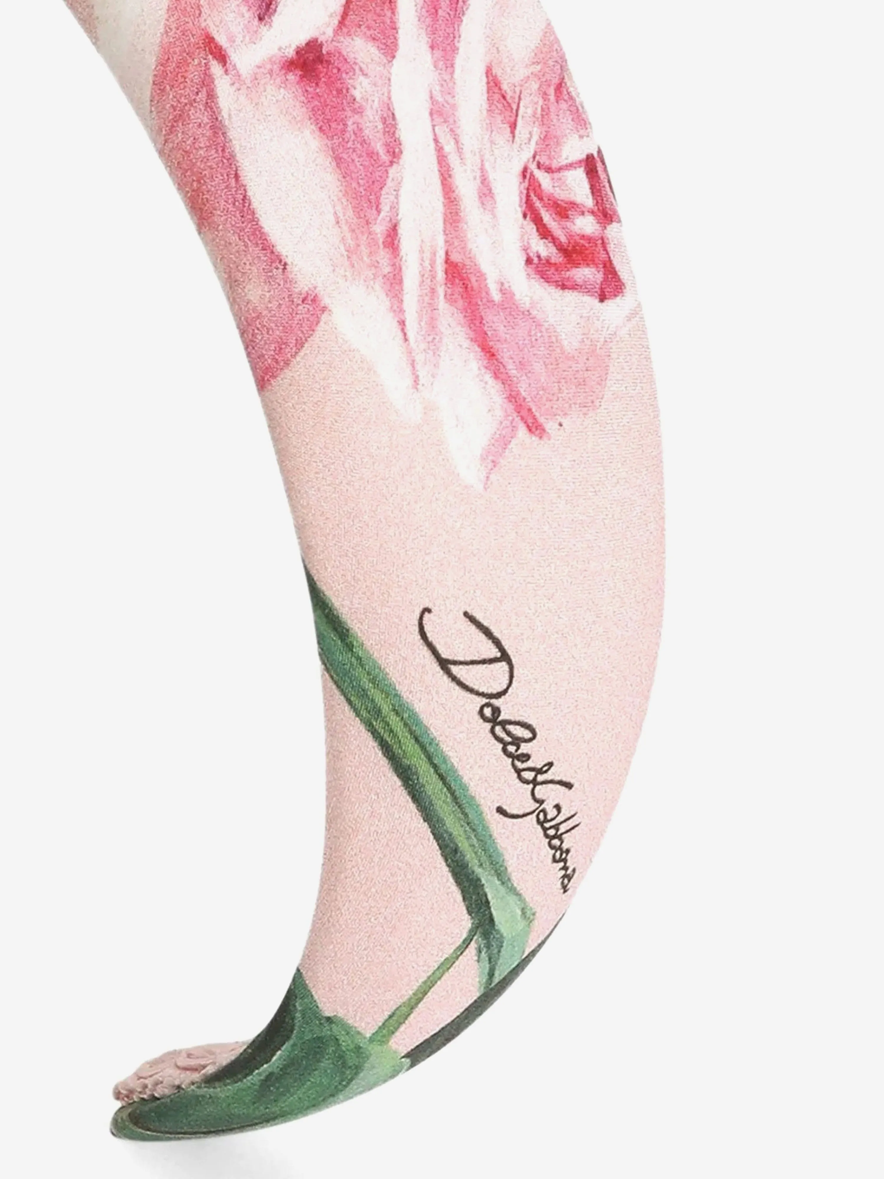 Girls Rose Print Headband in Pink