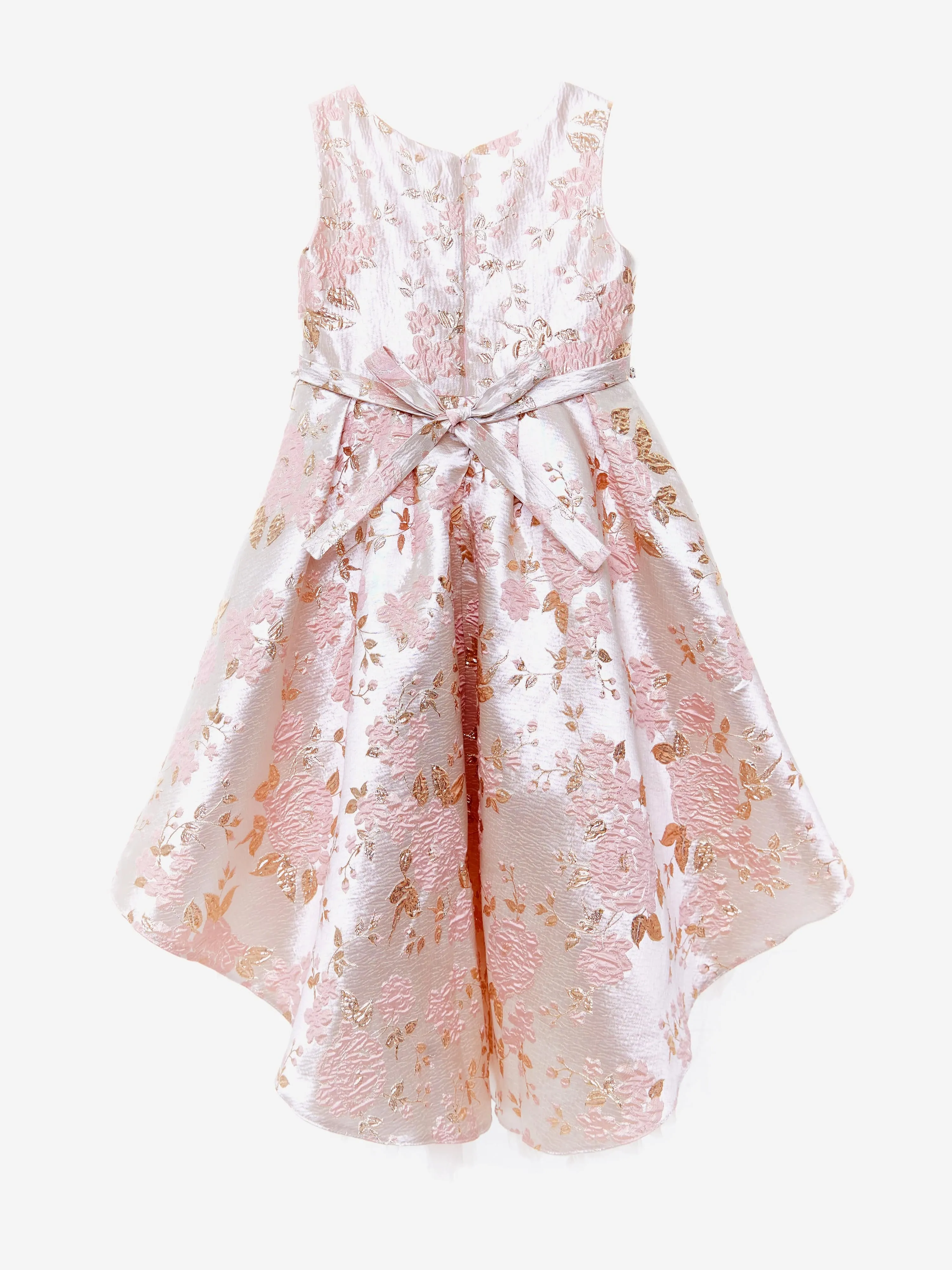 Girls Shimmering Rose Dress in Pink