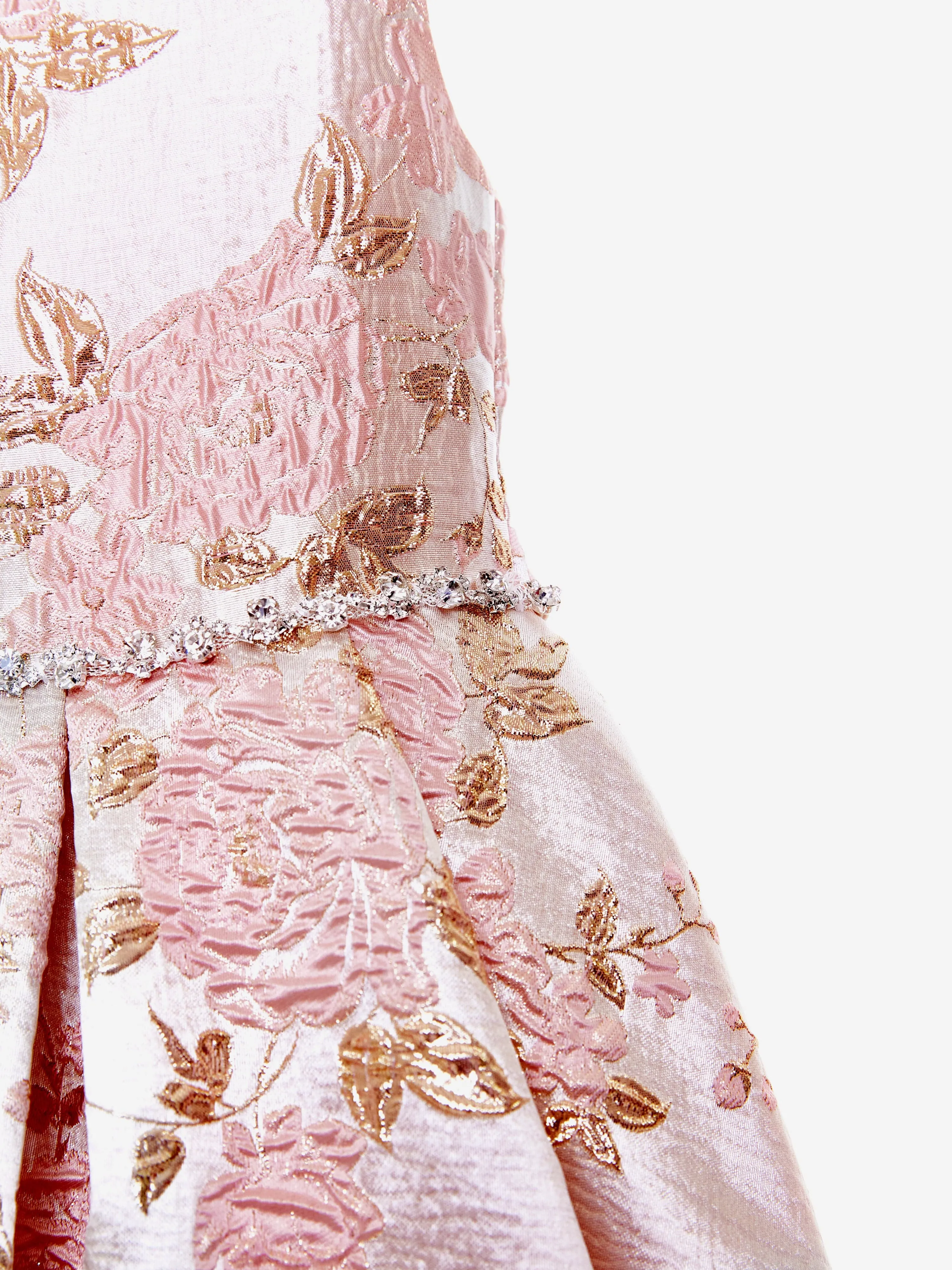 Girls Shimmering Rose Dress in Pink