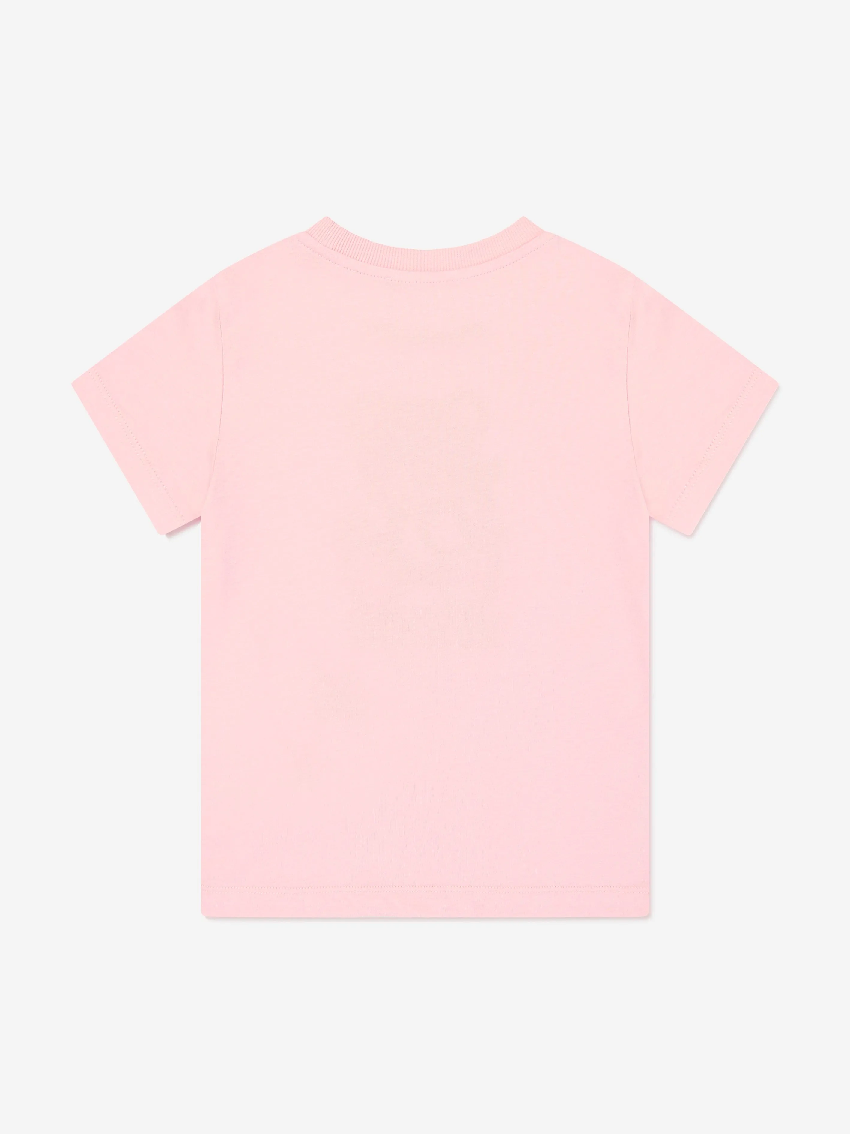 Girls Teddy Bear Logo T-Shirt in Pink