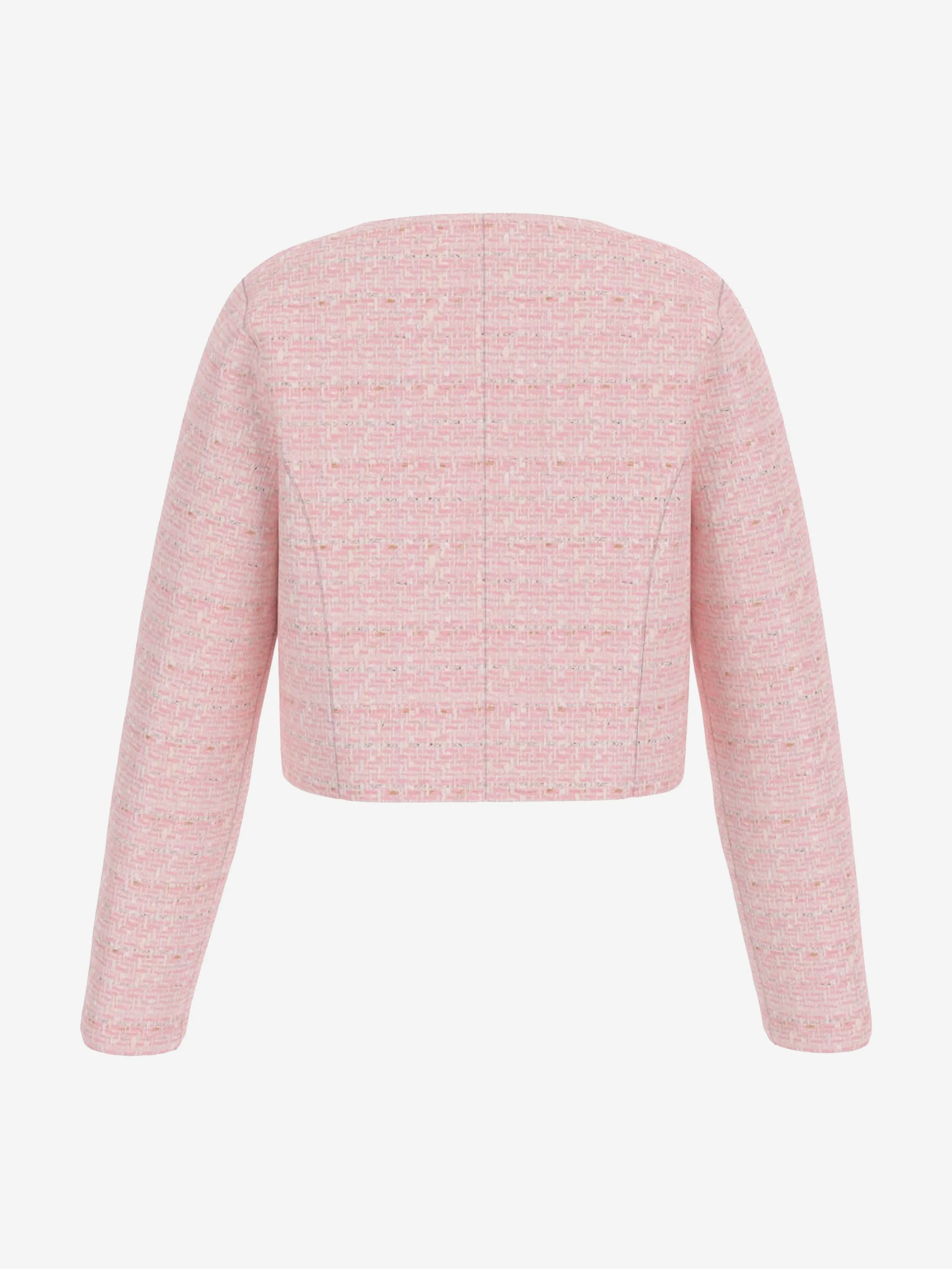 Girls Tweed Jacket in Pink