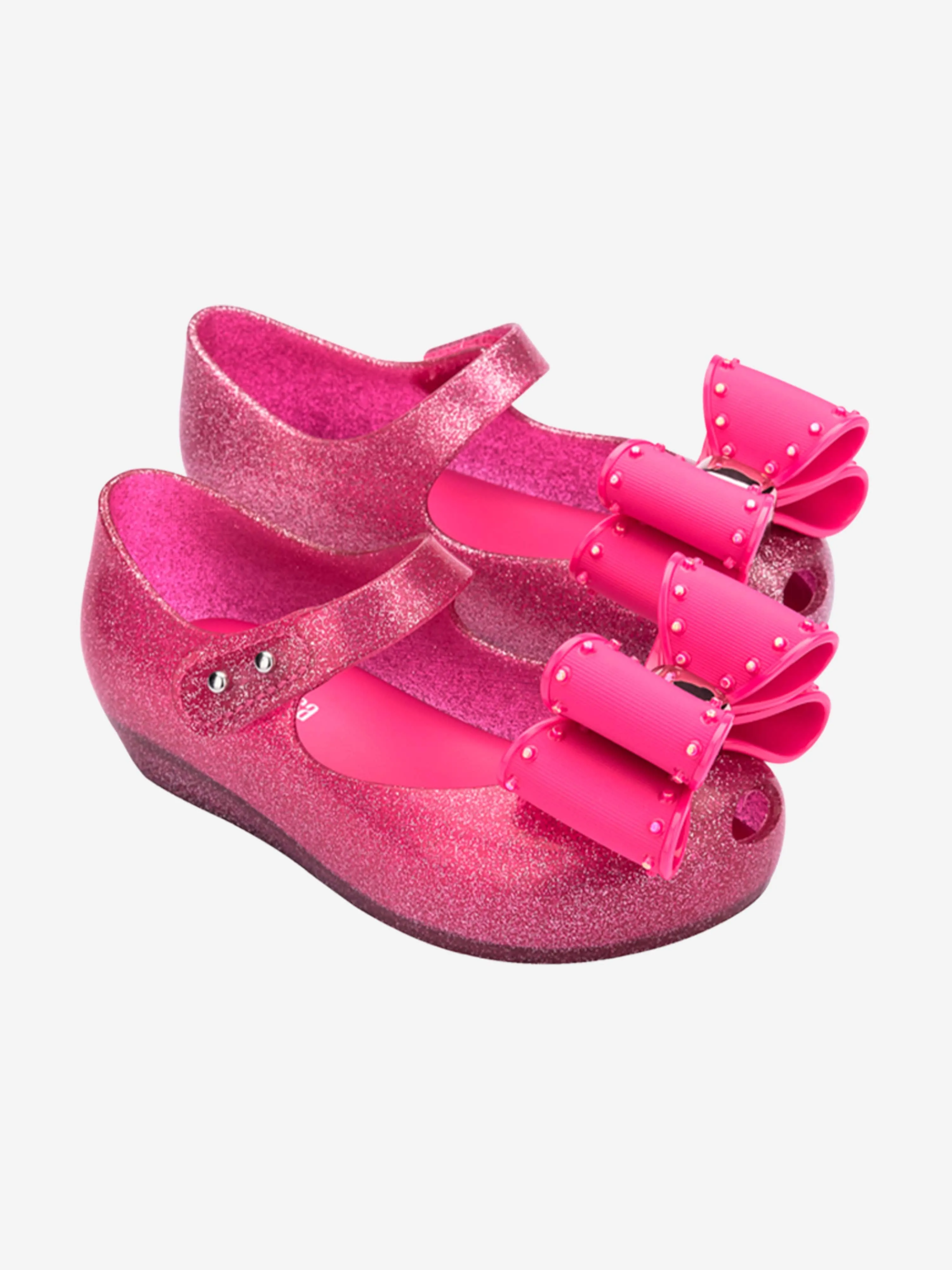 Girls Ultragirl Classic Bow Ballerinas in Pink