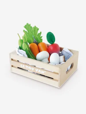 Harvest Vegetables Wooden Food Crate-9 Piece (W:16 x D:16 x H:18 cm)