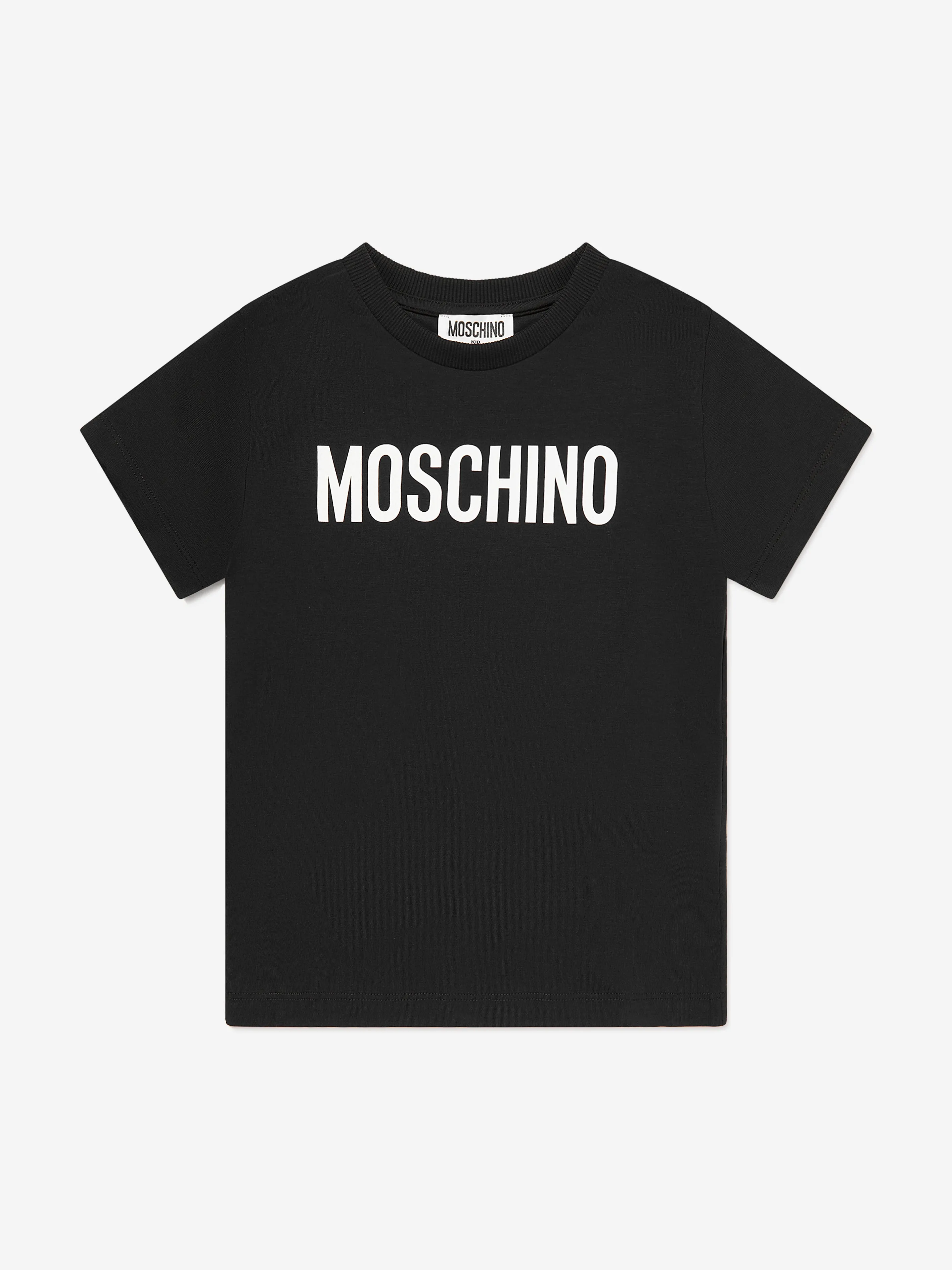 Kids Logo Print T-Shirt in Black