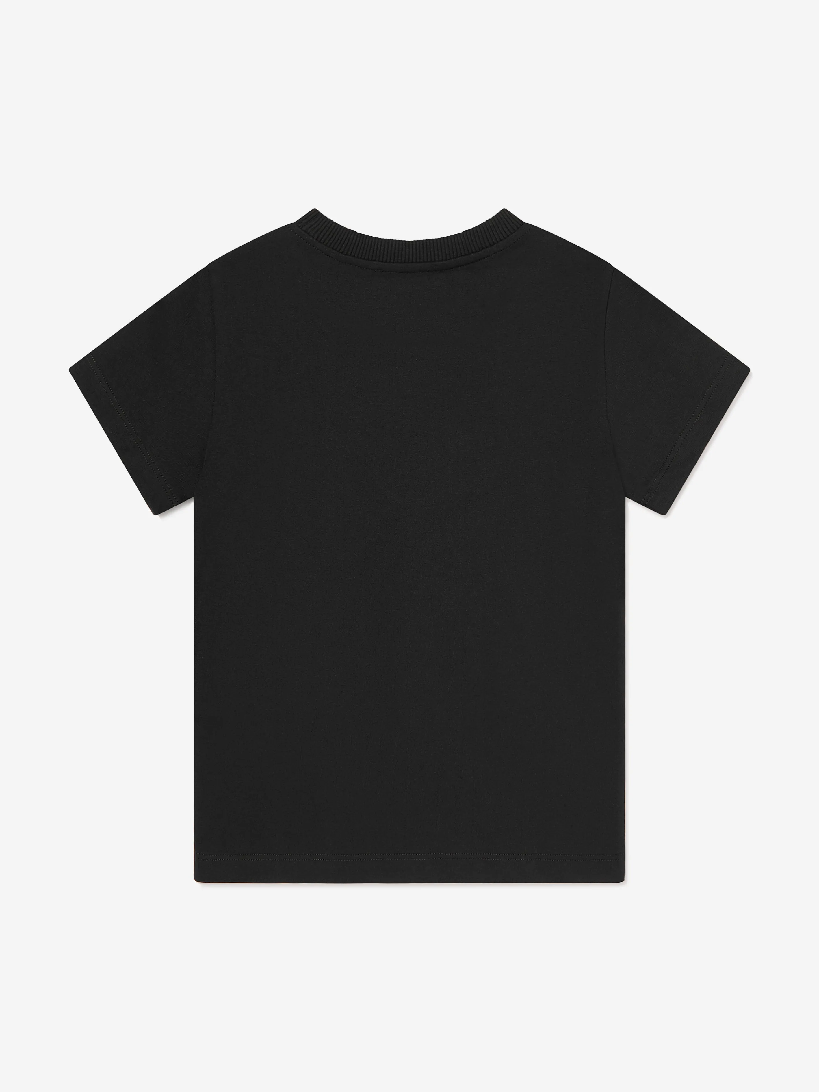 Kids Logo Print T-Shirt in Black