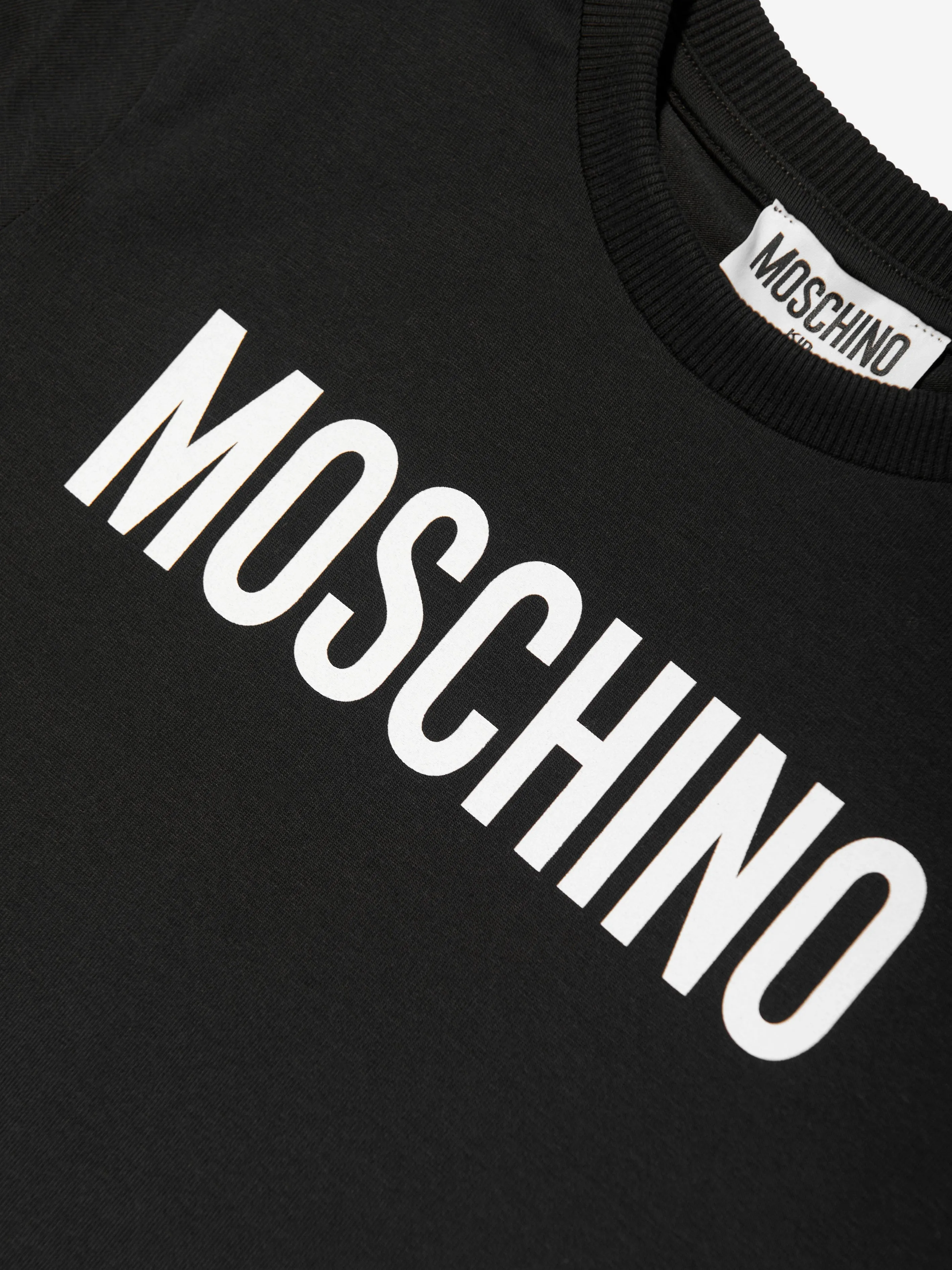 Kids Logo Print T-Shirt in Black