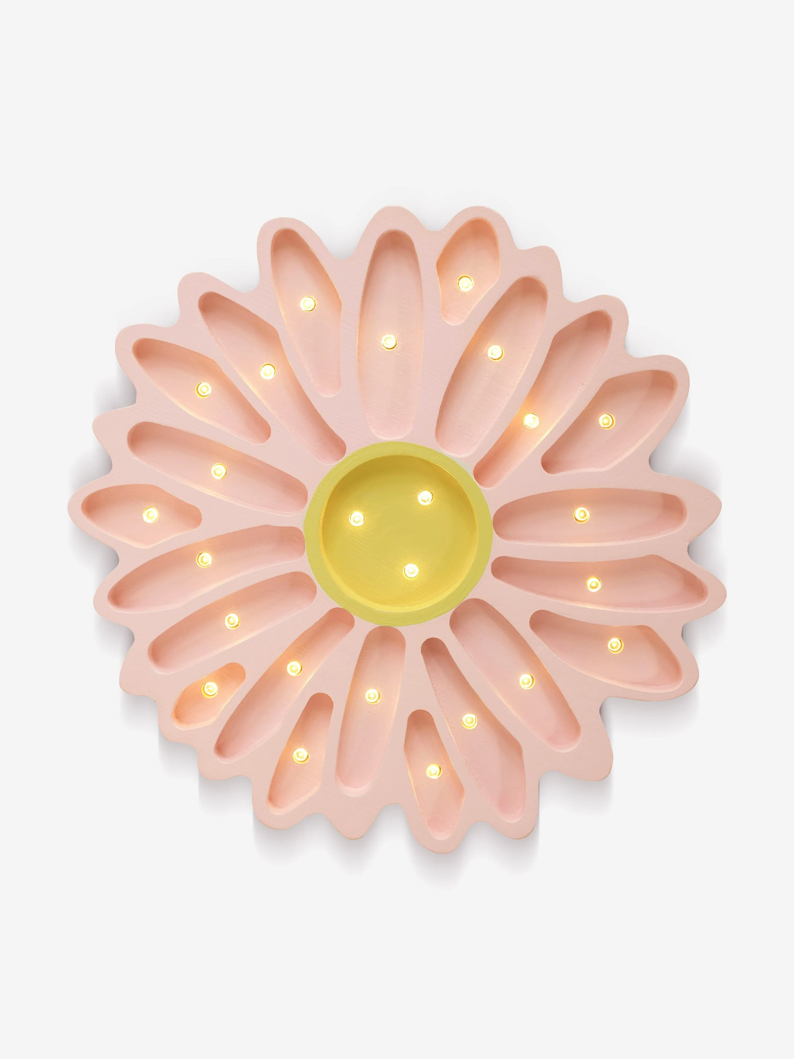 Little Lights Daisy Lamp in Pink (26.5x26.6x5.5cm)