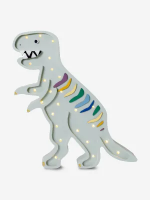 Little Lights Dino T.Rex Lamp in Grey (38.526.5x5.5 cm)