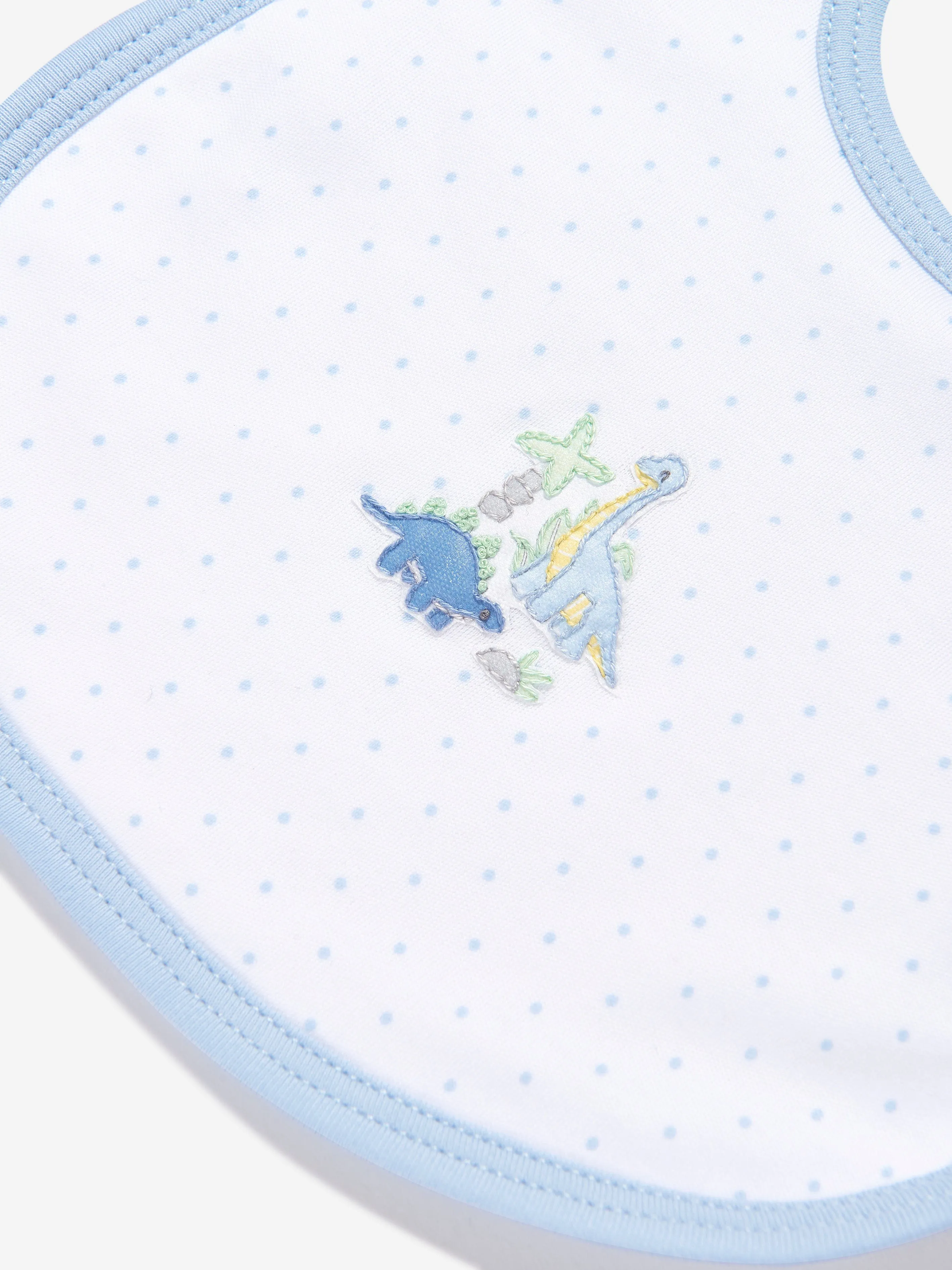 Magnolia Baby Baby Boys Dinoland Embroidered Bin in White
