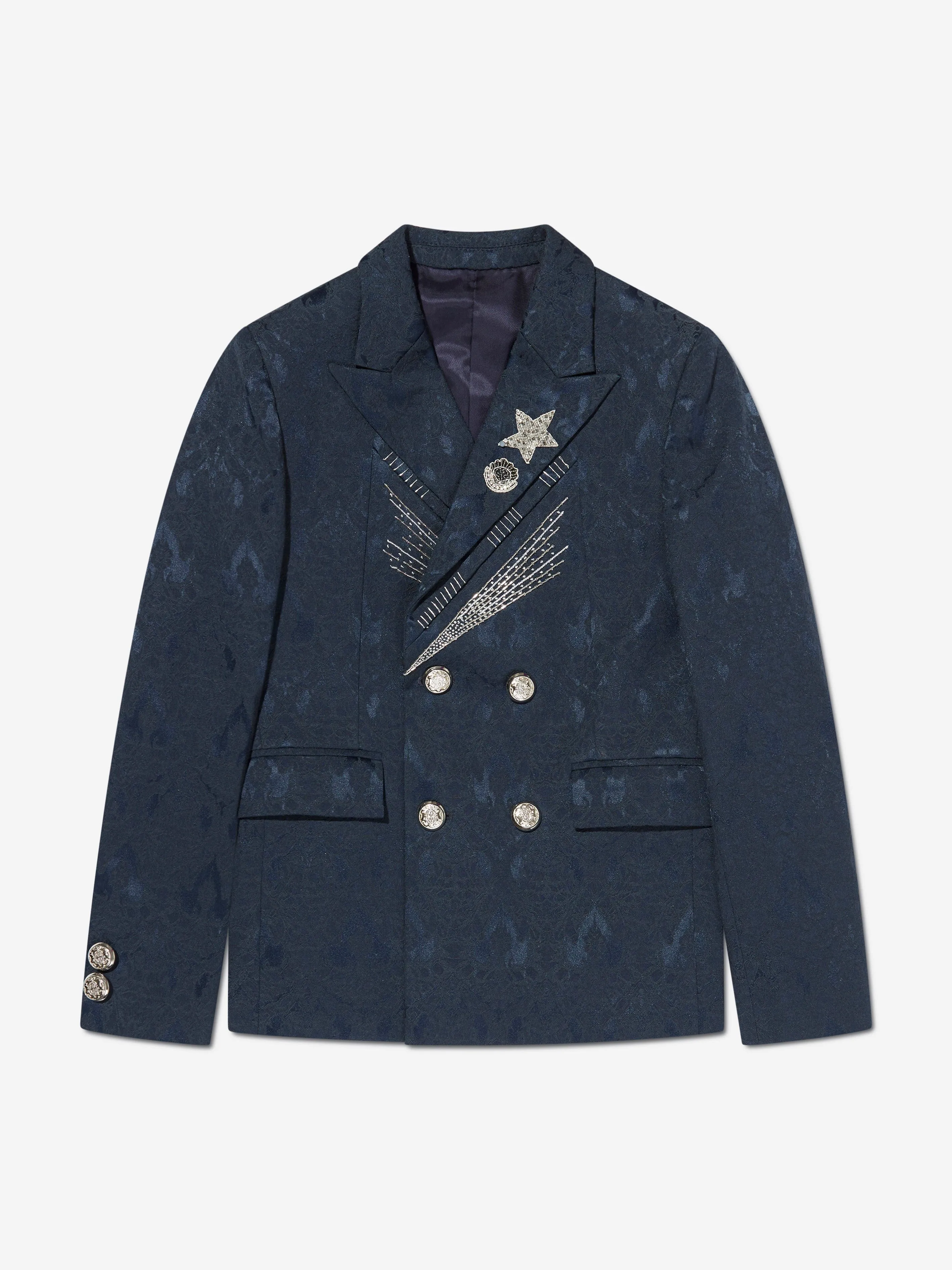 Maison Ava Boys Dan Suit Set in Blue